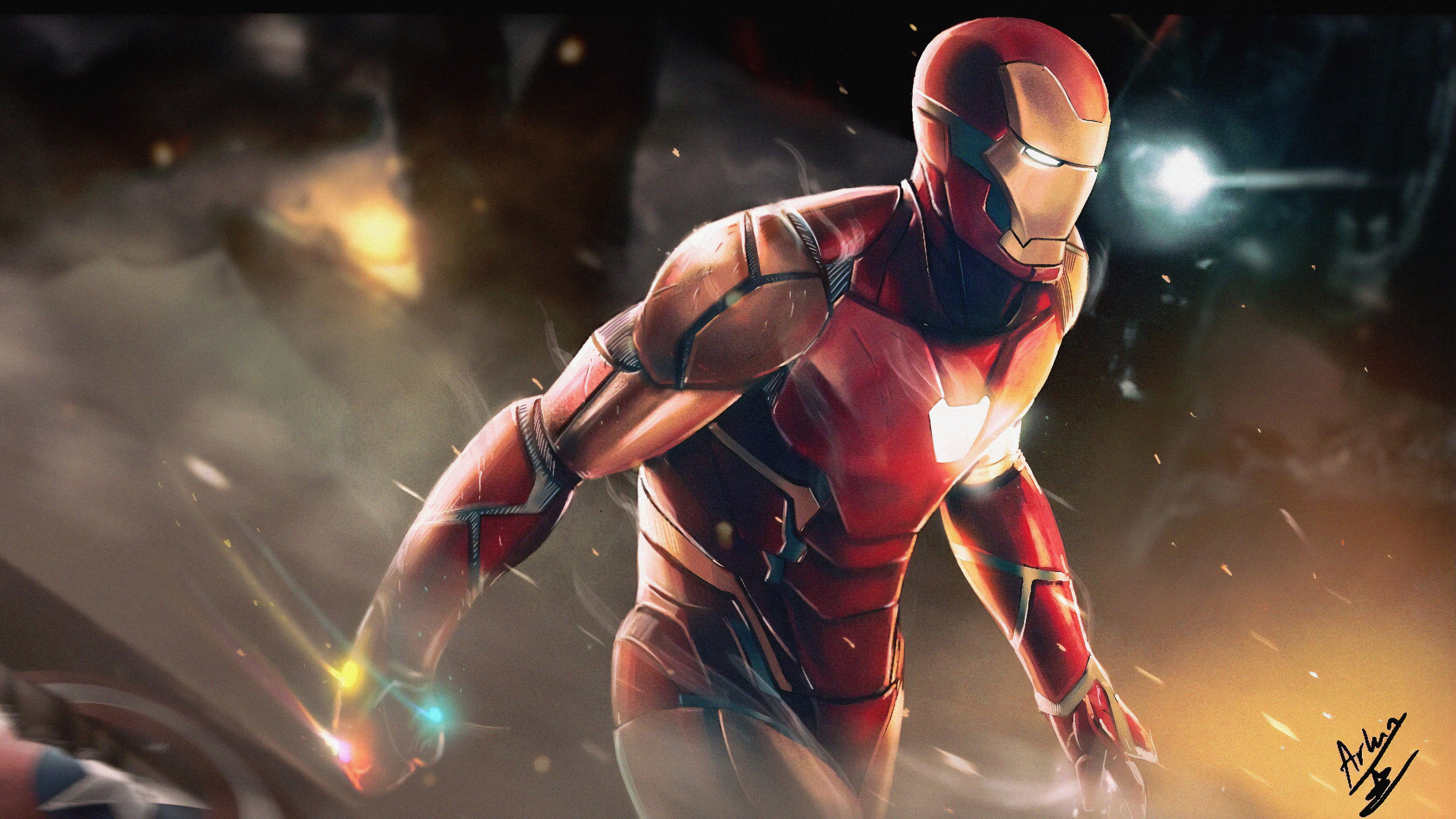 Iron Man in Avengers 4 4K Wallpaper