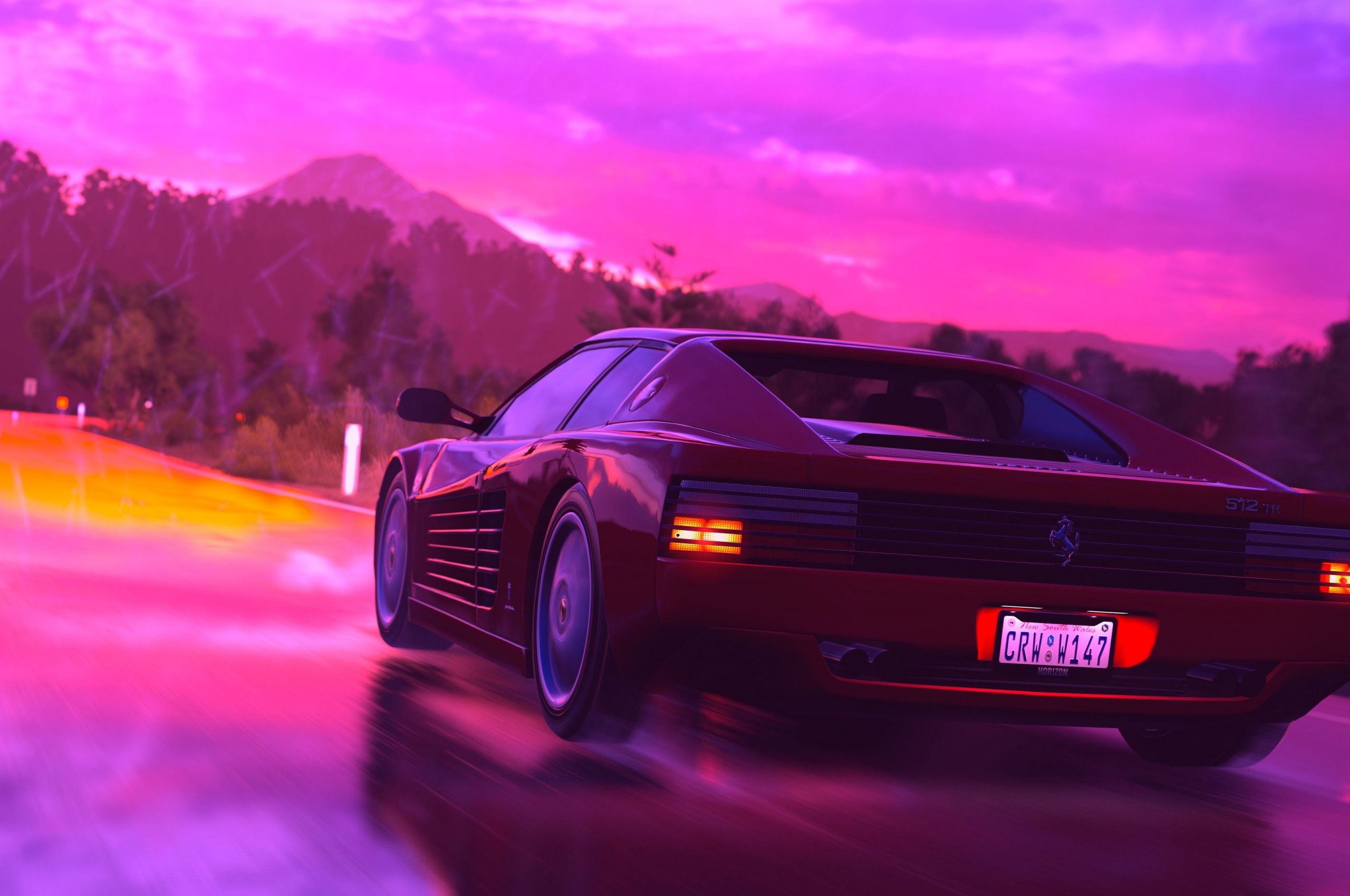 Free download Wallpaper Ferrari Testarossa retrowave pink 4K Art Retro [3840x2160] for your Desktop, Mobile & Tablet. Explore Retro Wave 4k PC Wallpaper. Retro Wave 4k PC Wallpaper, PC