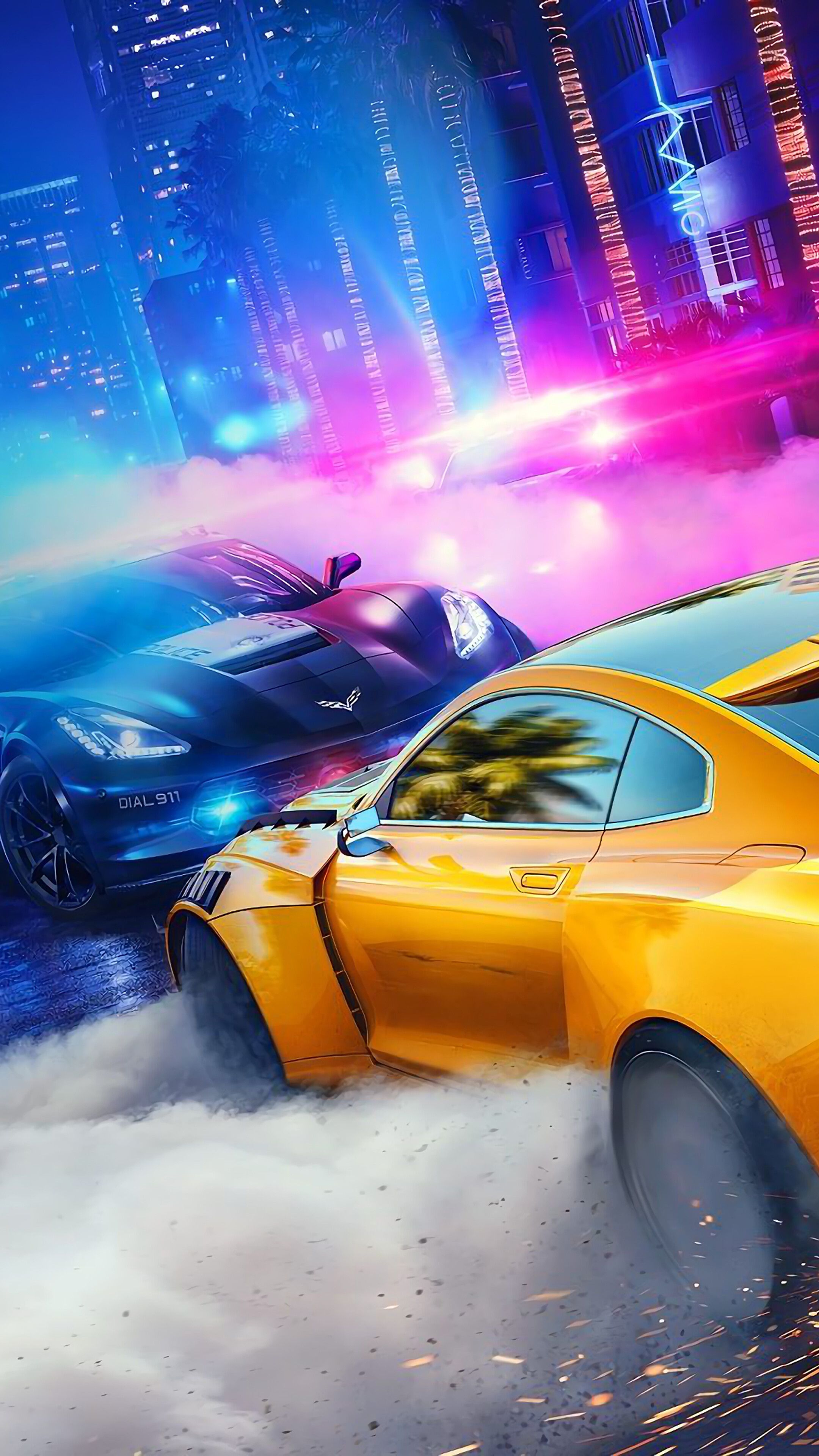 Need for Speed Heat, Cars, Drifting, 4K phone HD Wallpaper, Image, Background, Photo and Picture. Mocah HD Wallpaper