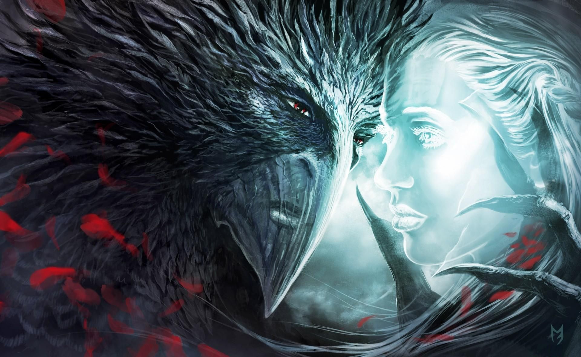 Wallpaper, girl, beautiful, monster, hand 1920x1180