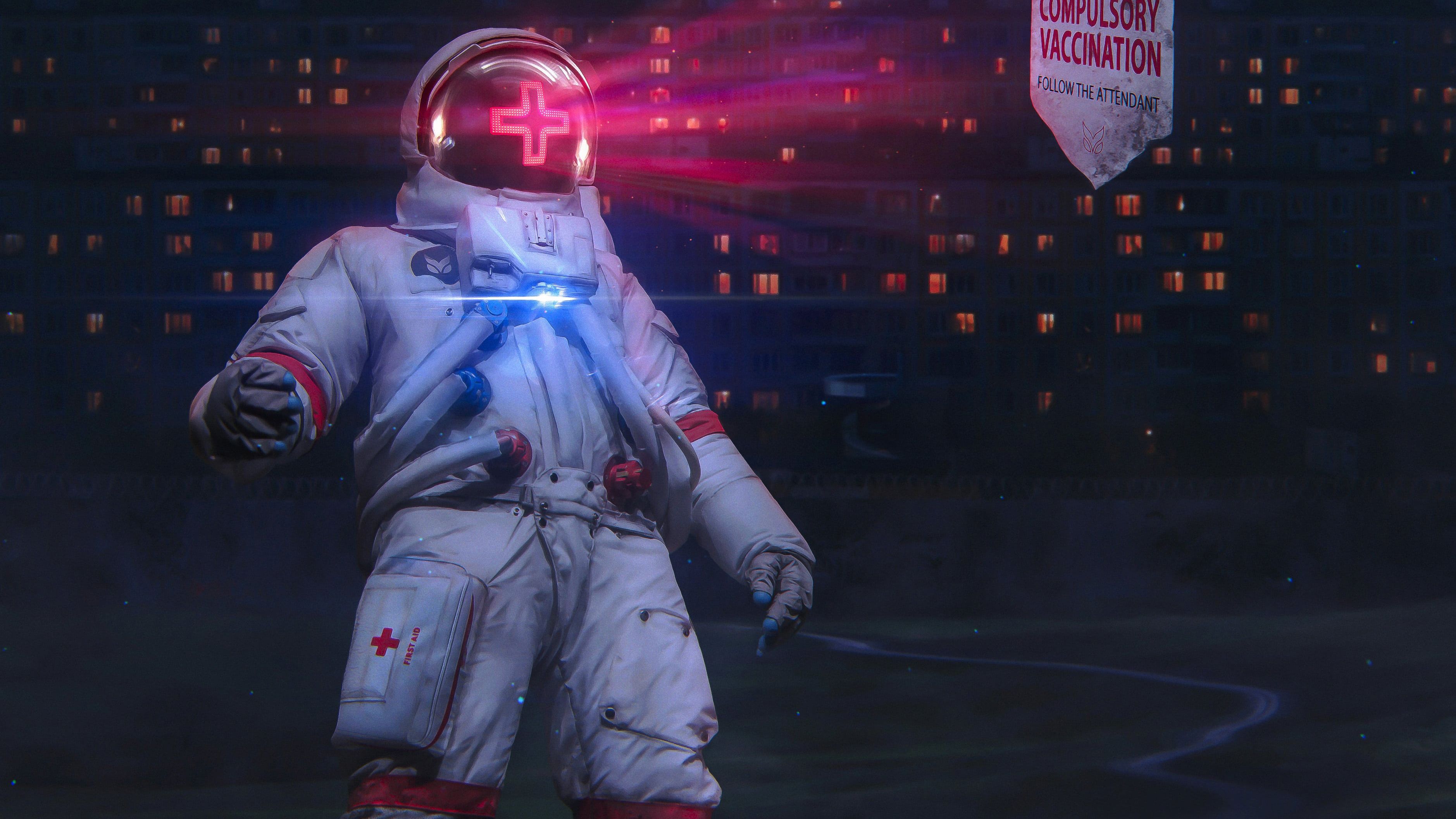 Scifi Robot Nurse 4k Wallpaper, HD