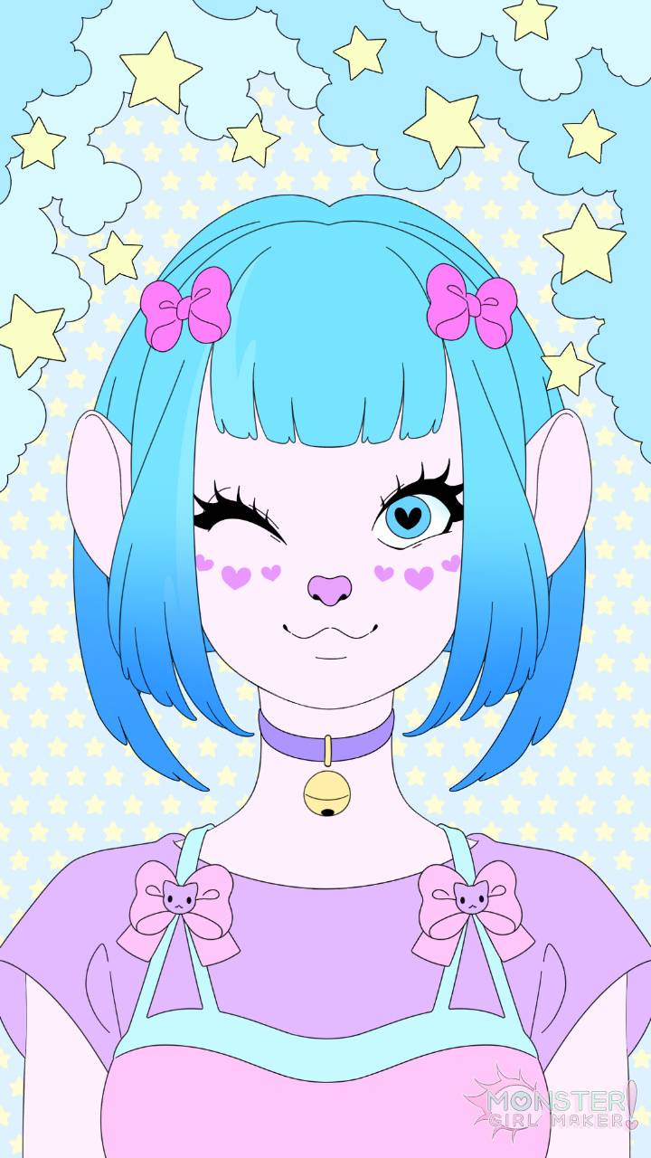 Cute Monster Girl wallpaper