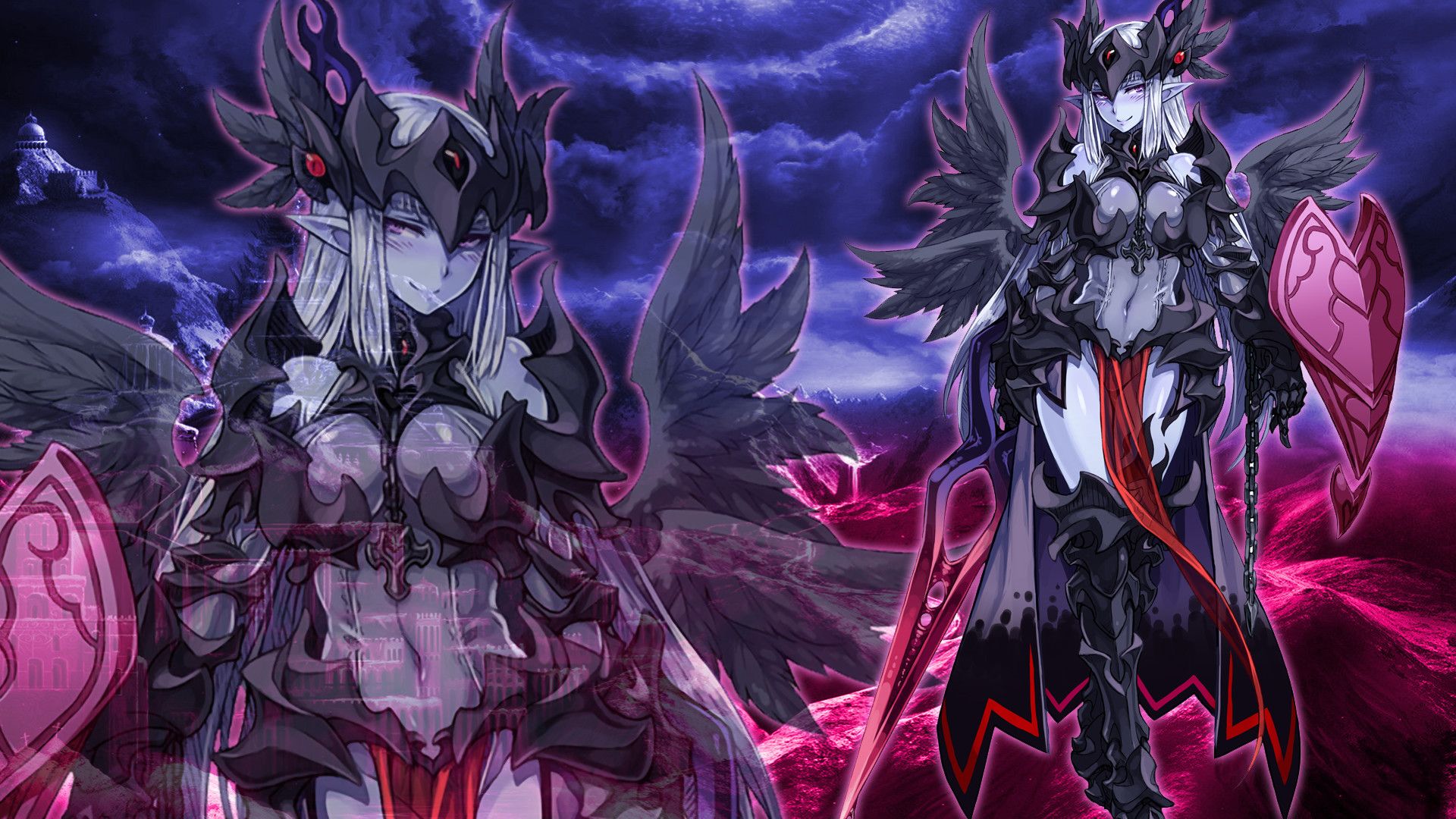 Dark blue, Dark Monster Anime Wallpaper