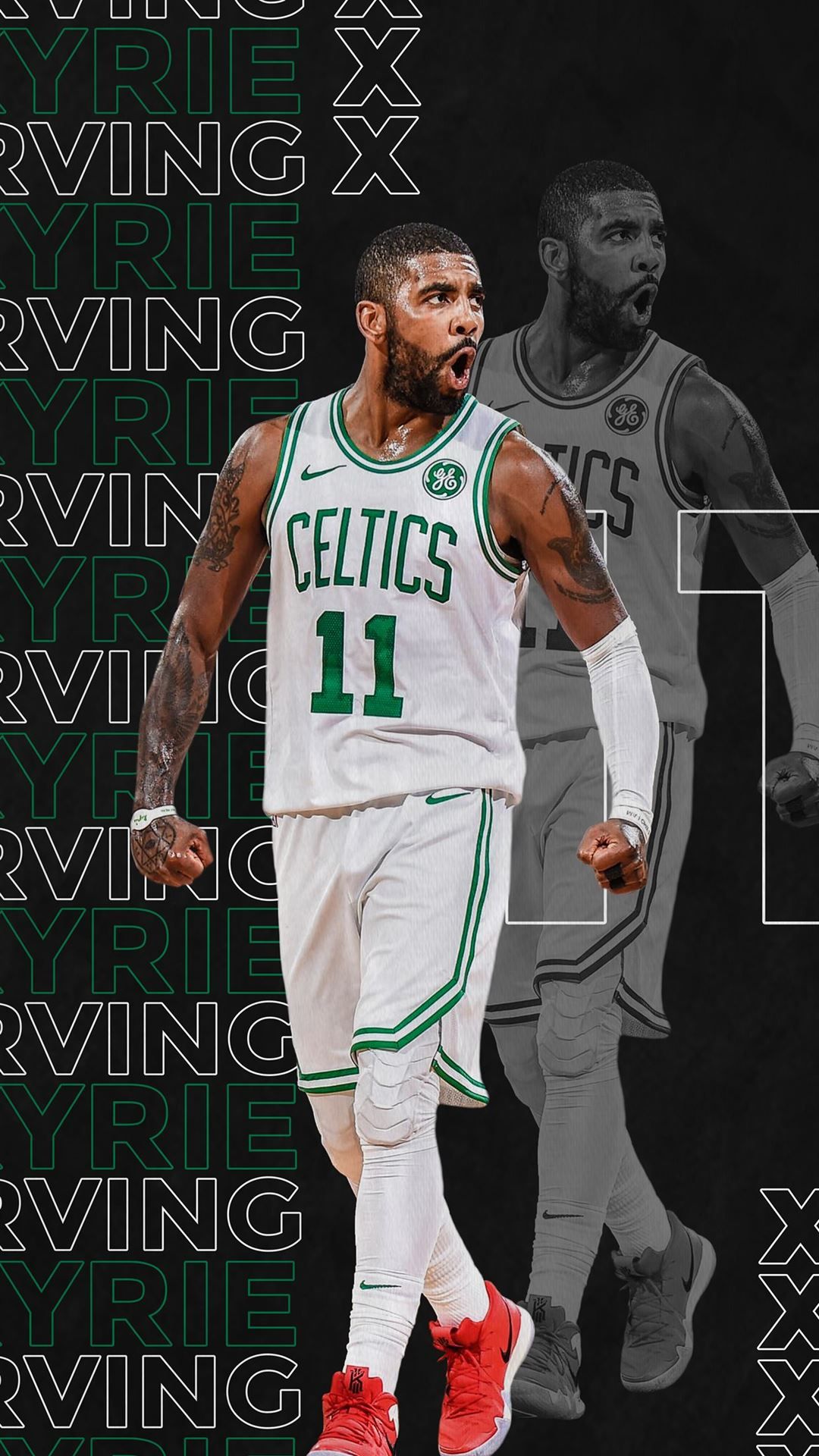 Boston Celtics Jersey HD Background iPhone 8 Wallpaper Free Download