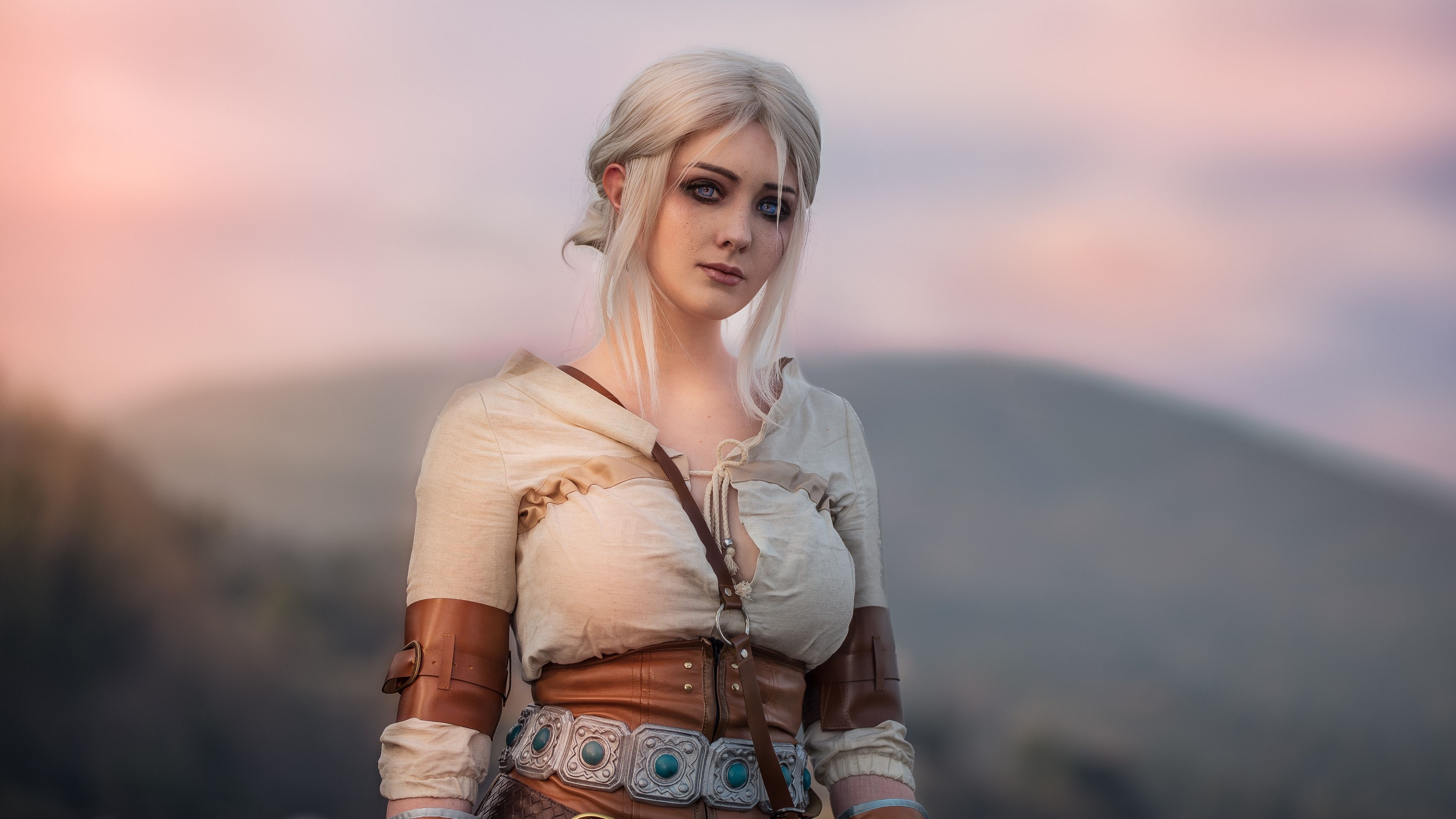 Download 3840x2160 wallpaper ciri, the witcher, video game, girl model, cosplay, 4k, uhd 16: widescreen, 3840x2160 HD image, background, 18453