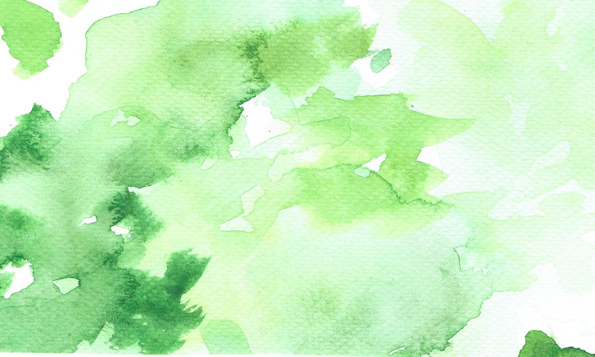 Watercolor Green Wallpaper