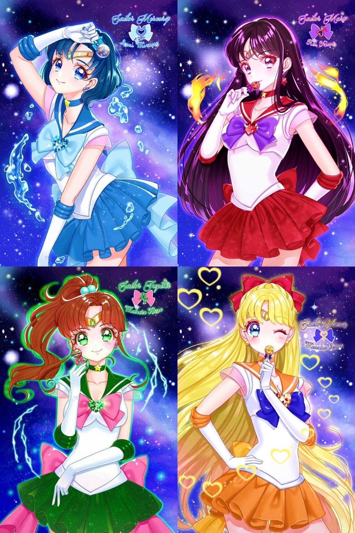 Scouts. Sailor moon girls, Sailor moon stars, Sailor moon
