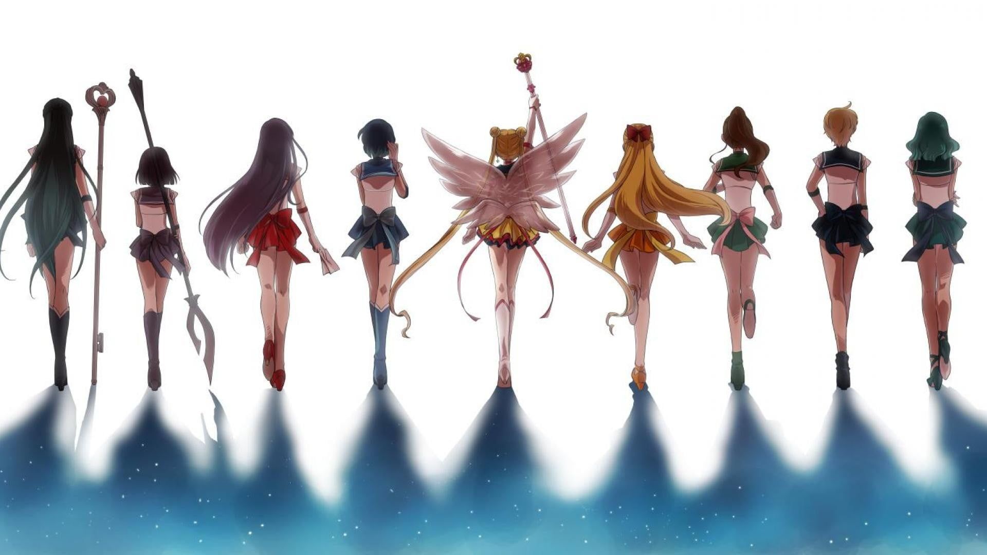 female anime characters digital wallpaper Sailor Moon P #wallpaper #hdwallpaper #desktop. Sailor moon wallpaper, Sailor moon, Female anime
