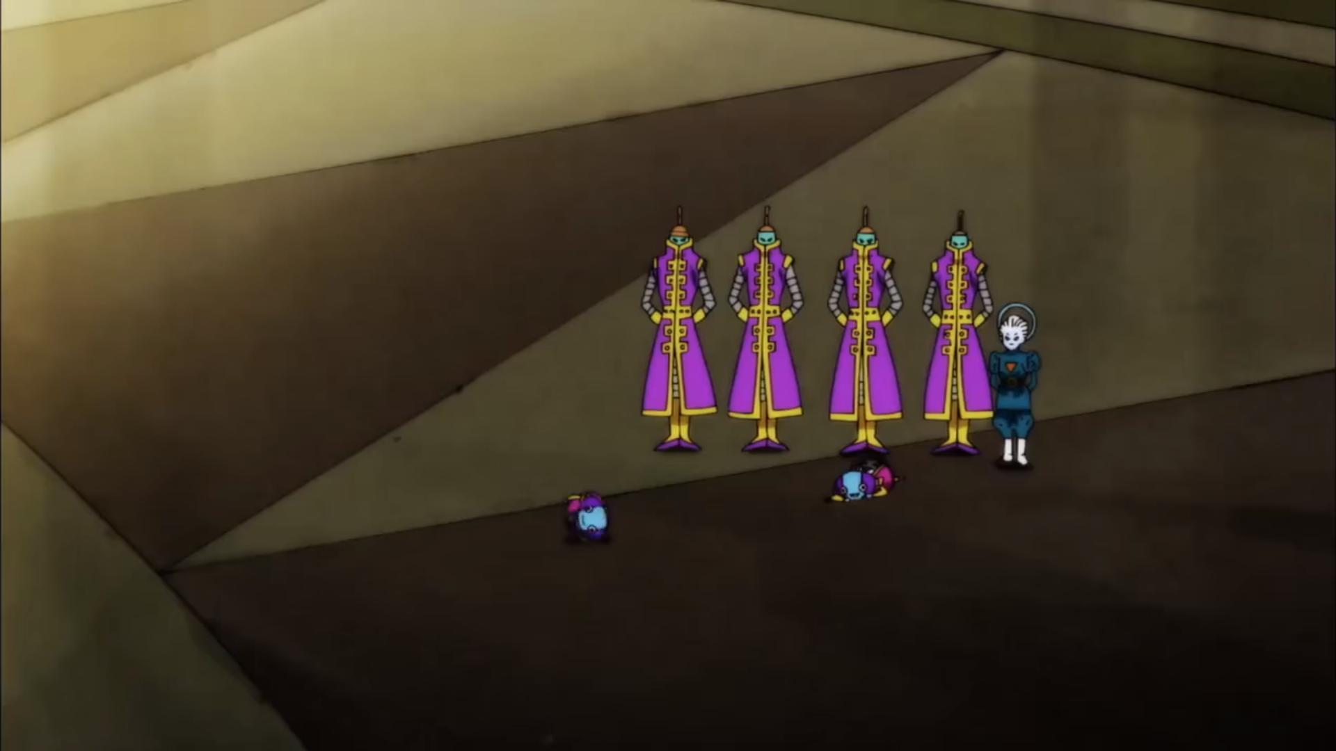 What happened to the Grand Priest and Zeno's attendants of the future Trunks's timeline? Ball Universe