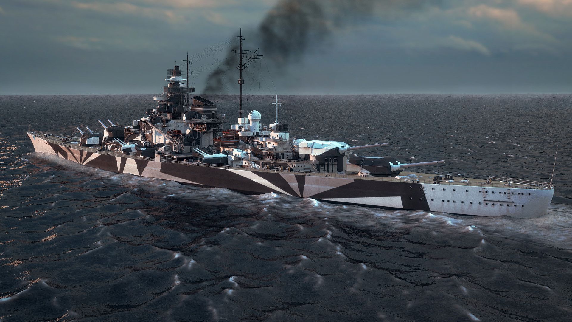 Tirpitz. Battleship, Warship, Model ships