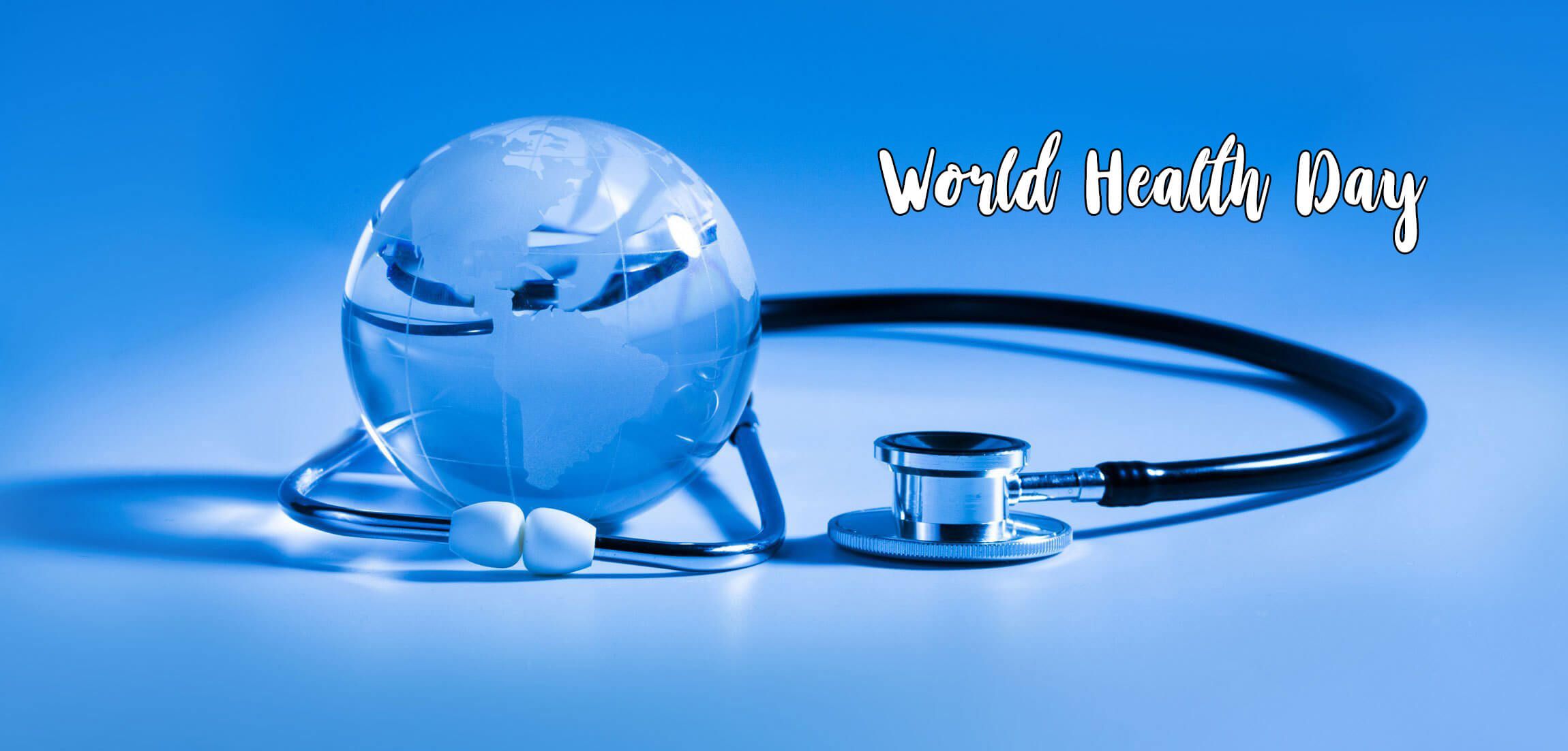 Happy World Health Day Globe Crystal Stethoscope Wide Health Day HD HD Wallpaper