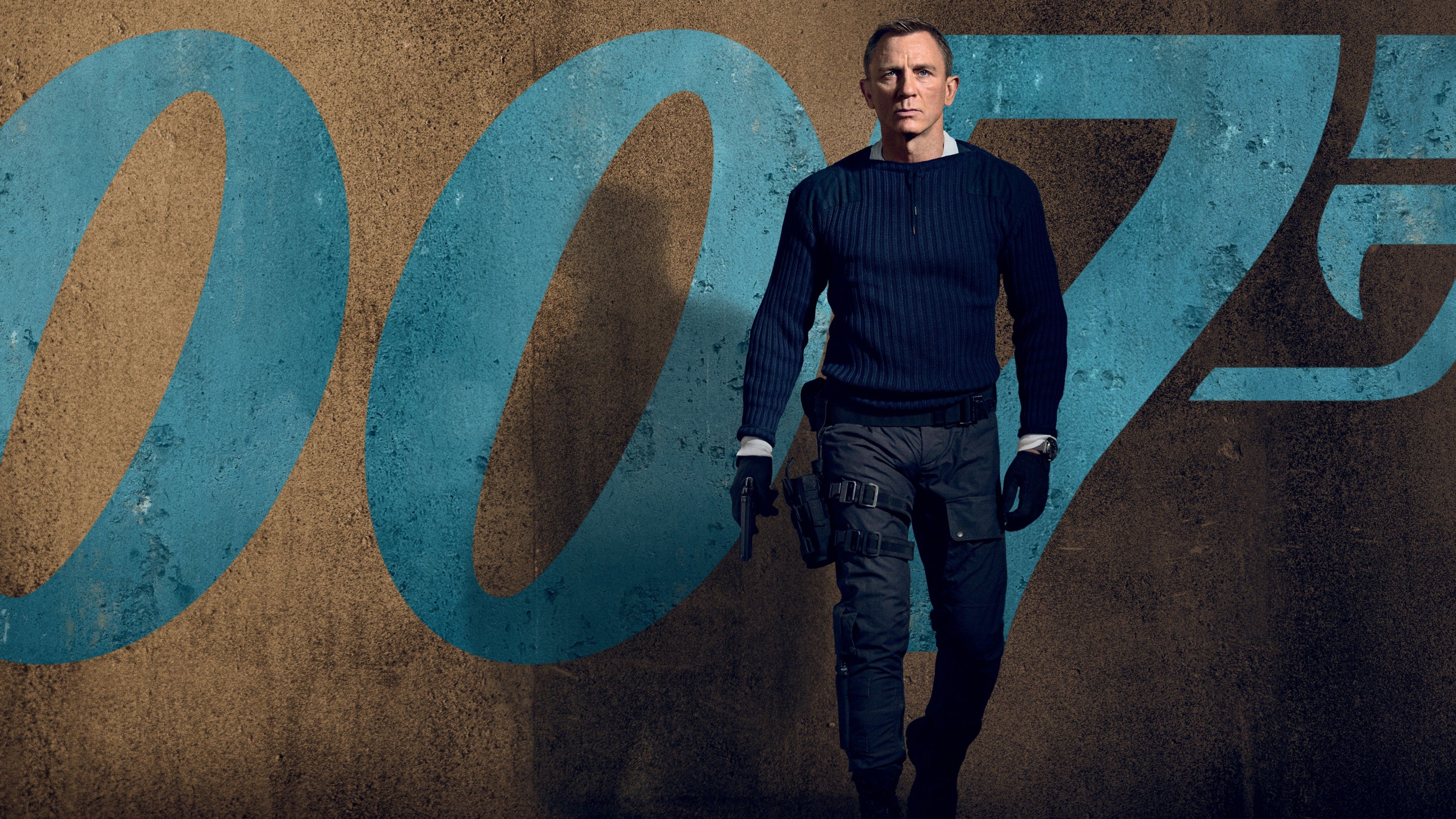 No Time to Die 4K Wallpaper, Daniel Craig, James Bond, 2020 Movies, 5K, 8K, Movies