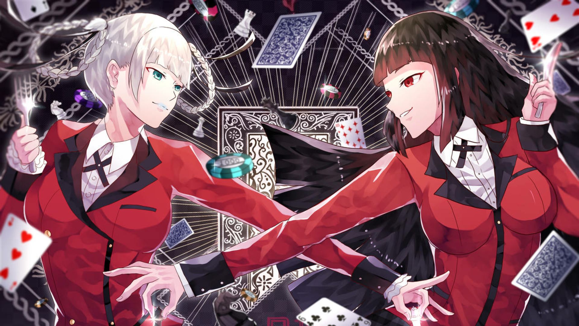 Kirari Momobami Yumeko Jabami HD Kakegurui Wallpaper