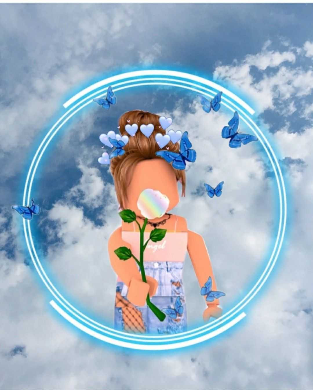 Roblox avatar, girl, glitch, HD phone wallpaper