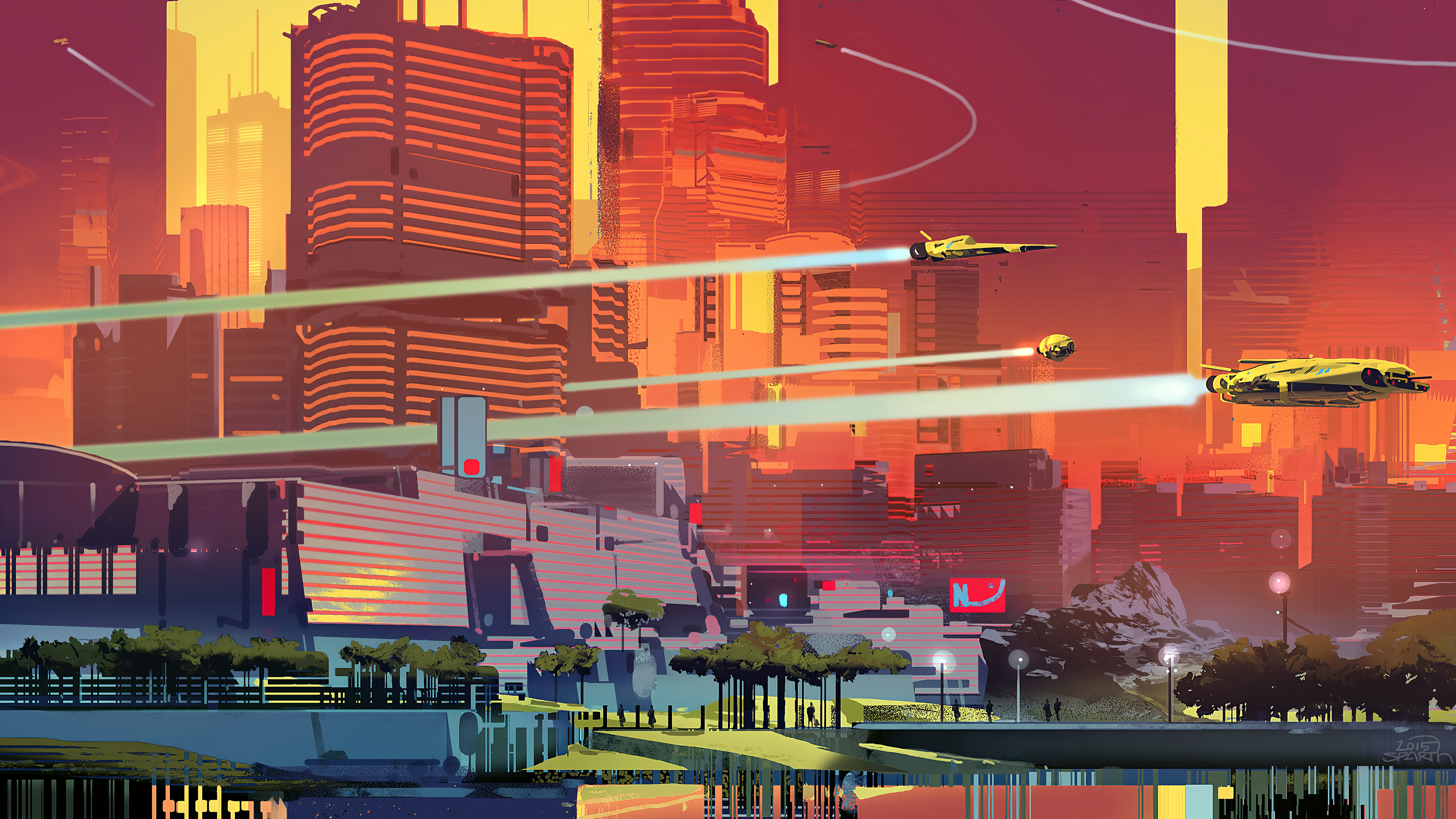 Monolith Park by Sparth [3840x2160]