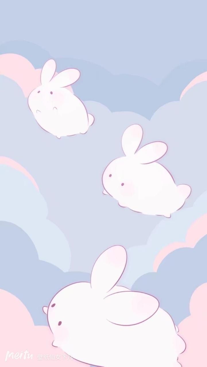 sth i collected. Cute cartoon wallpaper, Bunny wallpaper, Cute wallpaper