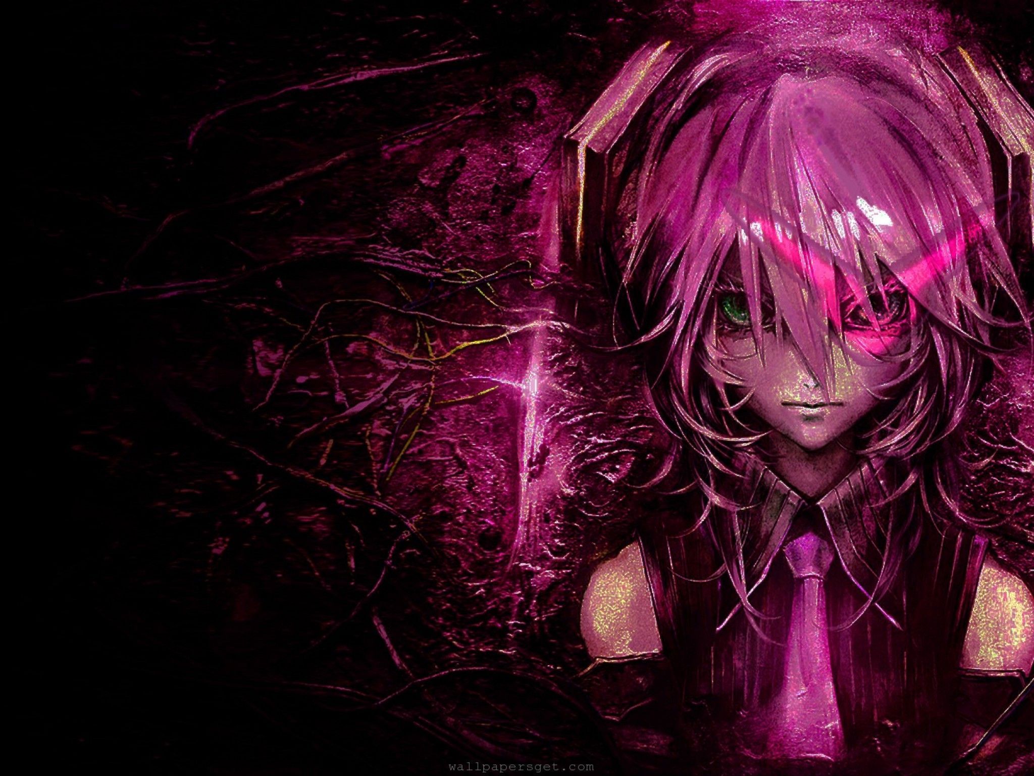 Pink Anime Wallpaper