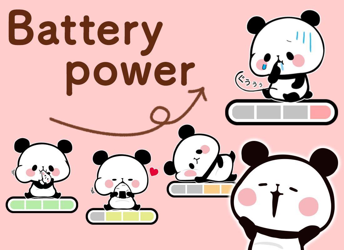 Battery Saver Mochimochi Panda Battery Widget for Android