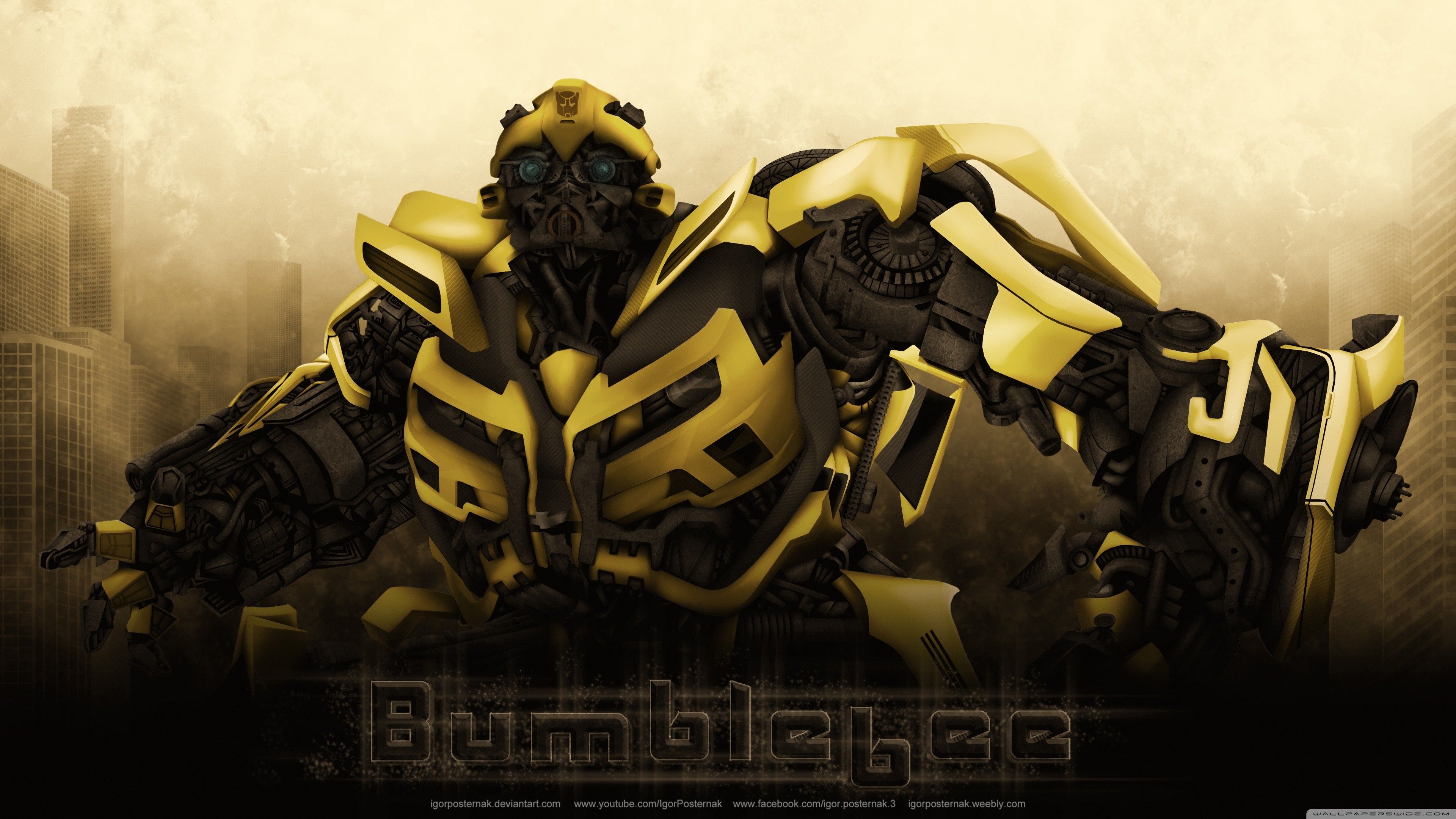 Bumblebee 2018 Wallpaper HD background picture