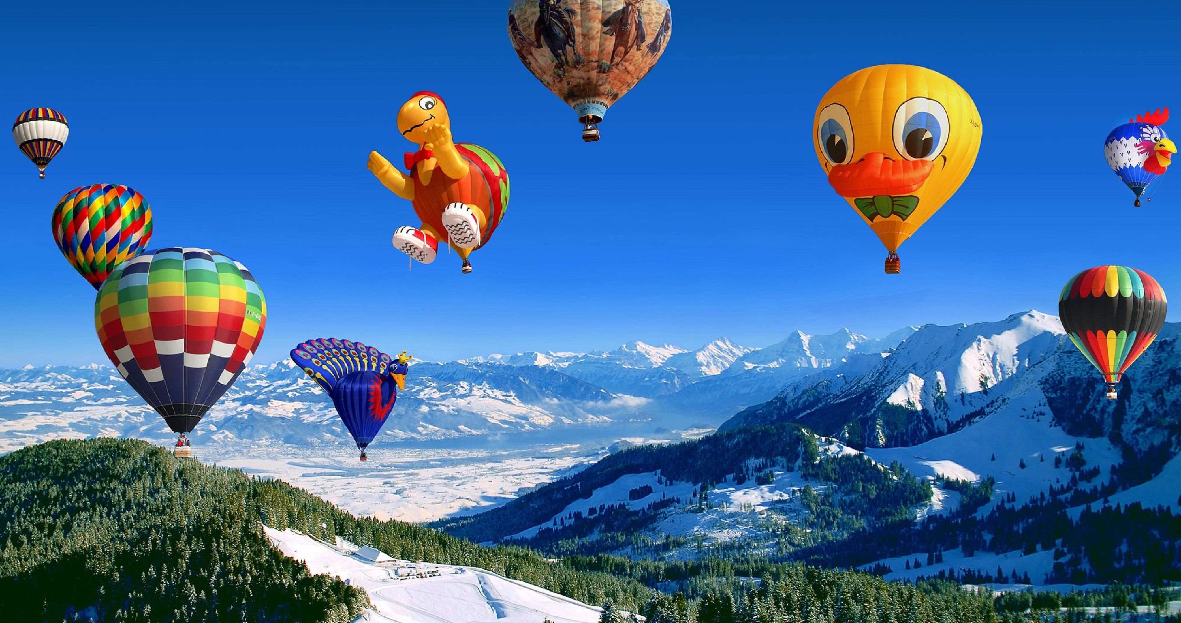 funny air balloons 4k ultra HD wallpaper. Hot air balloon festival, Air balloon festival, Air balloon