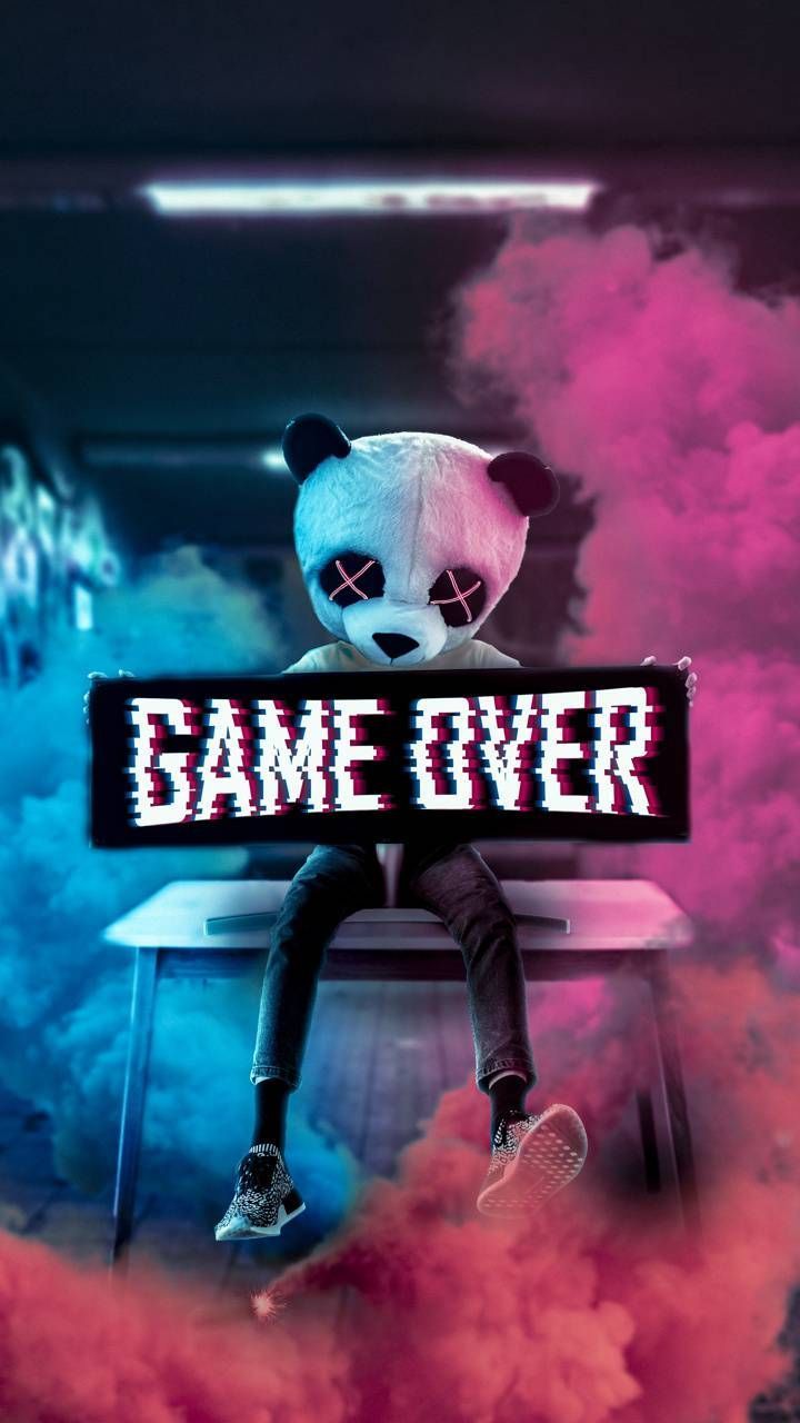 Download Game Over Wallpaper von AmazingWalls auf Zedge ™ jetzt. Durchsuchen Millionen. Glitch wallpaper, Neon wallpaper, Colorful wallpaper