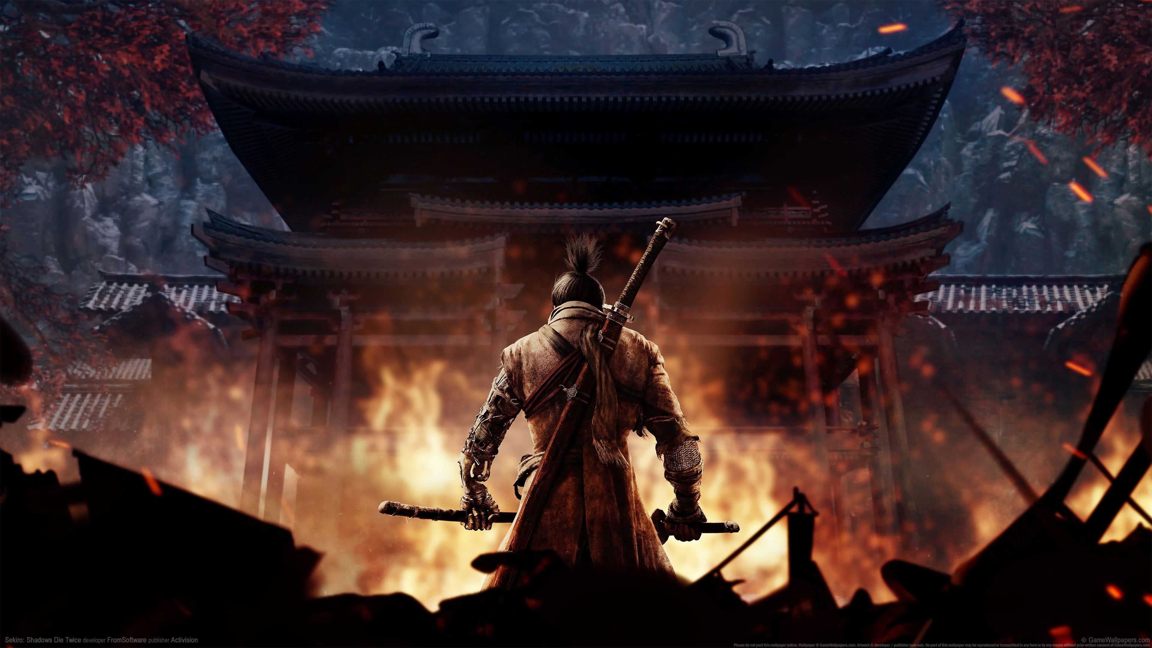 Wallpaper Sekiro Shadows Die Twice, Samurai, Video Games in 2021k wallpaper for pc, HD wallpaper, Computer wallpaper hd
