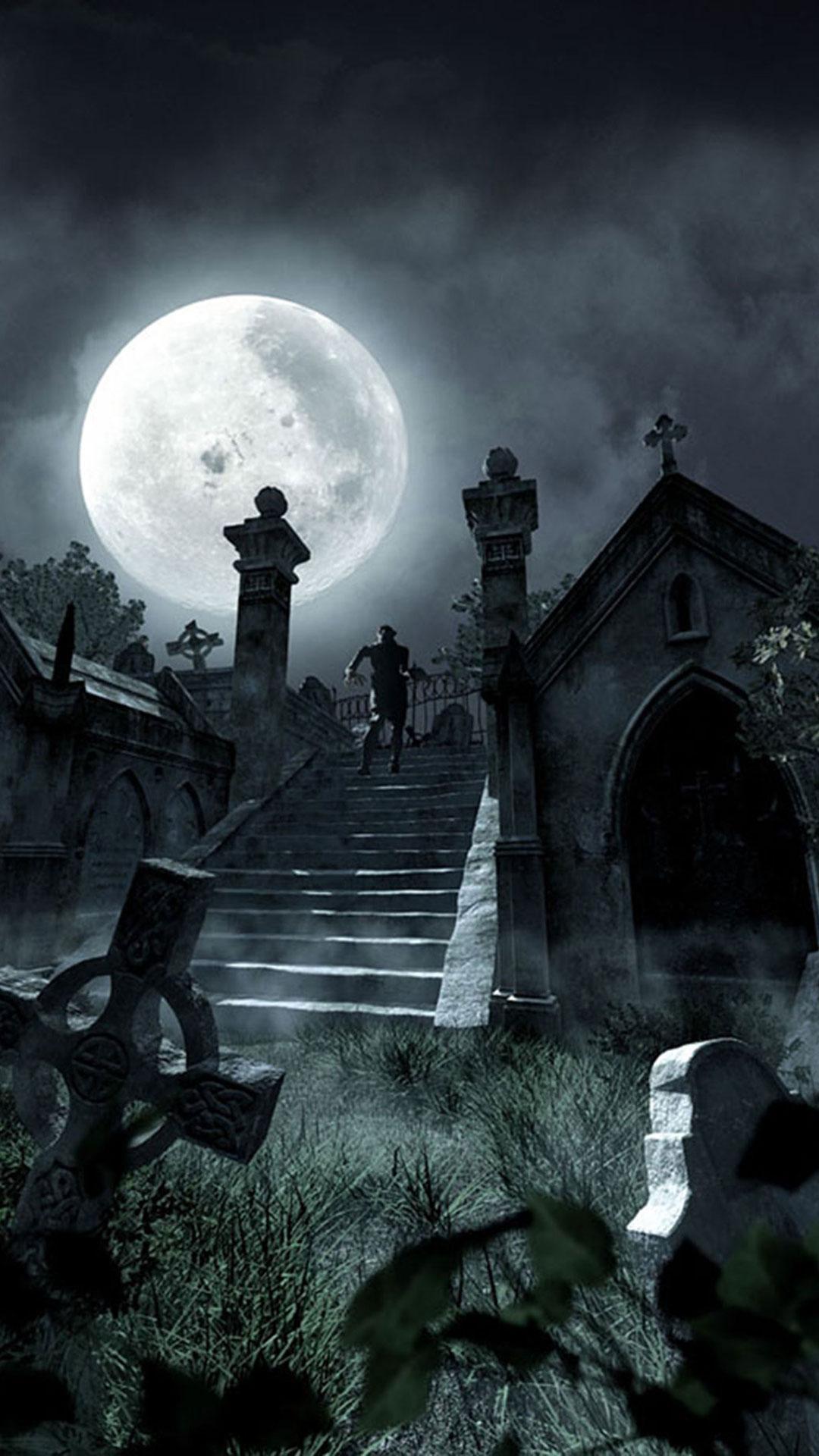 Cemetery Live Wallpaper for Android