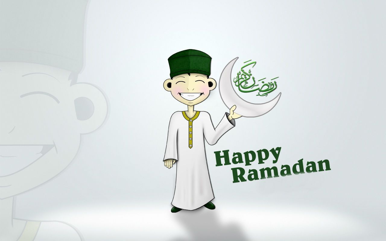 Smiley Happy Ramadan Wallpaper
