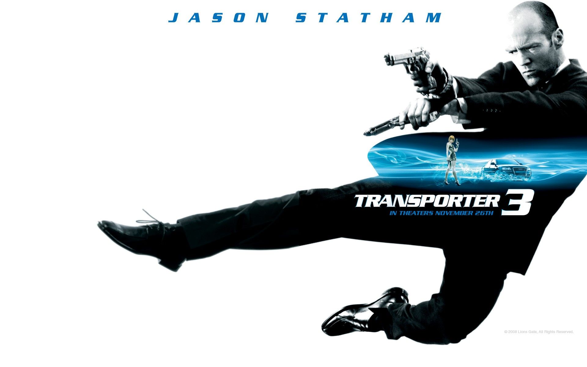 Jason Statham In Transporter 3 Movie Wide