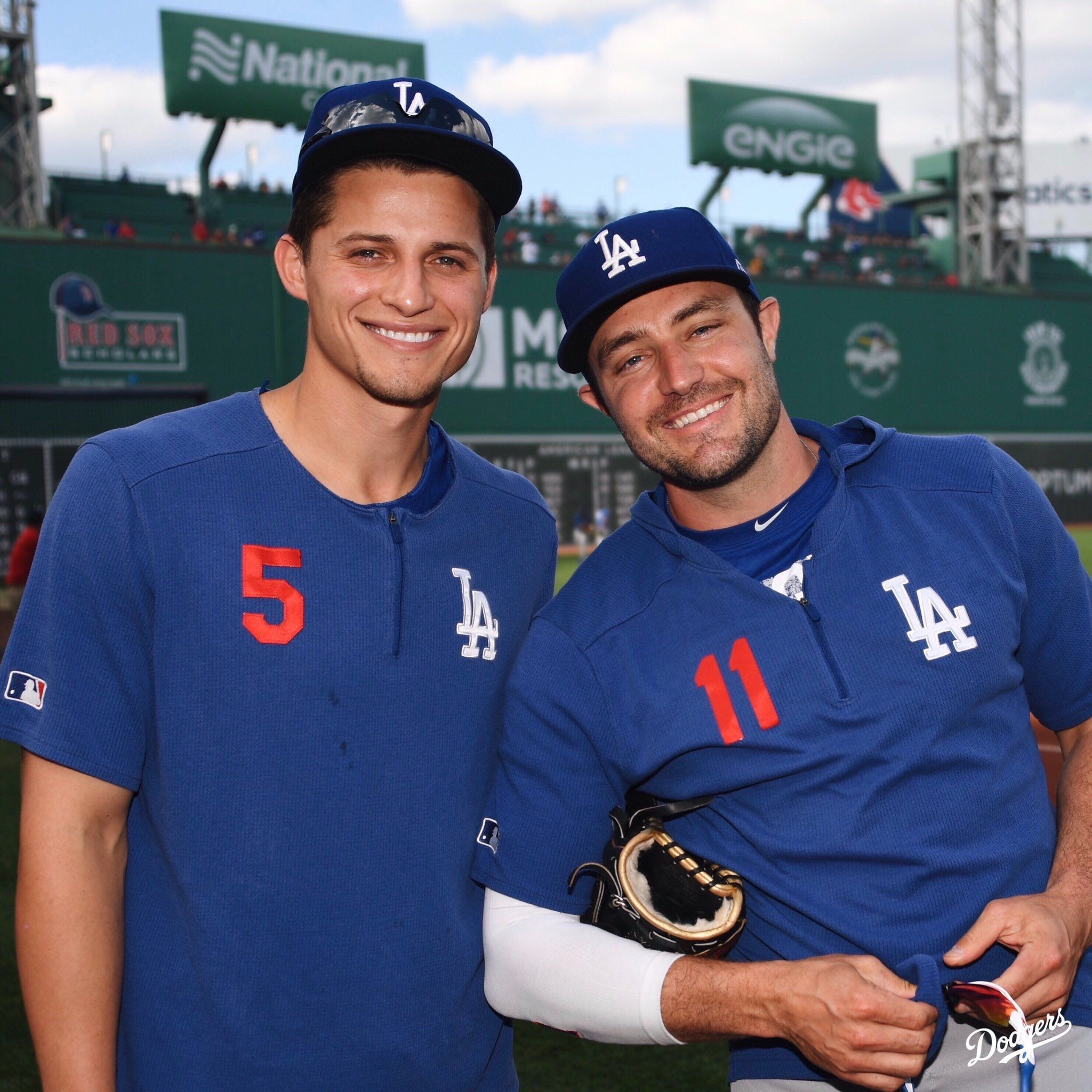Corey Seager and AJ Pollock. Corey seager, Dodgers nation, Baseball guys