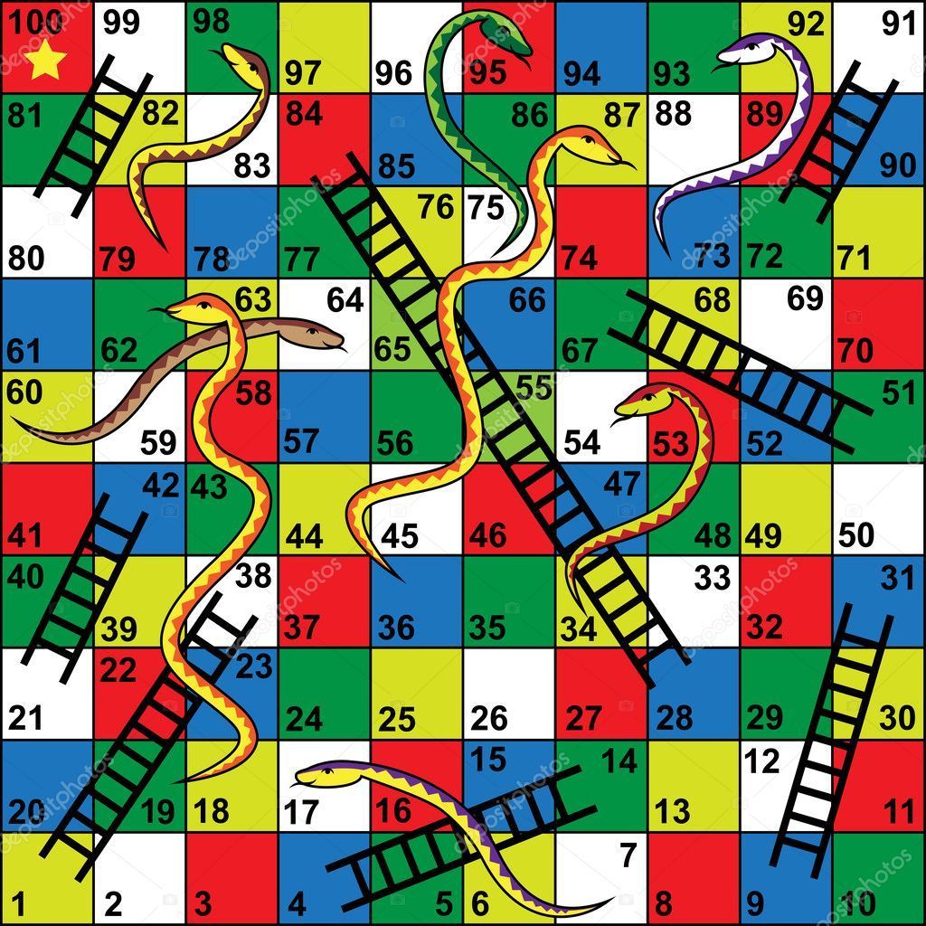 Snakes and Ladders Board Game, Snakes, ladders, start, finish, child game. Snakes and ladders, Ladders game, Snakes and ladders printable