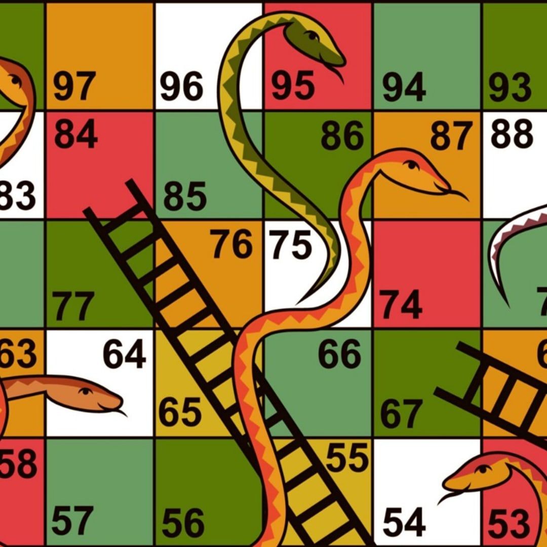 Text Based Snake And Ladder Game In Python
