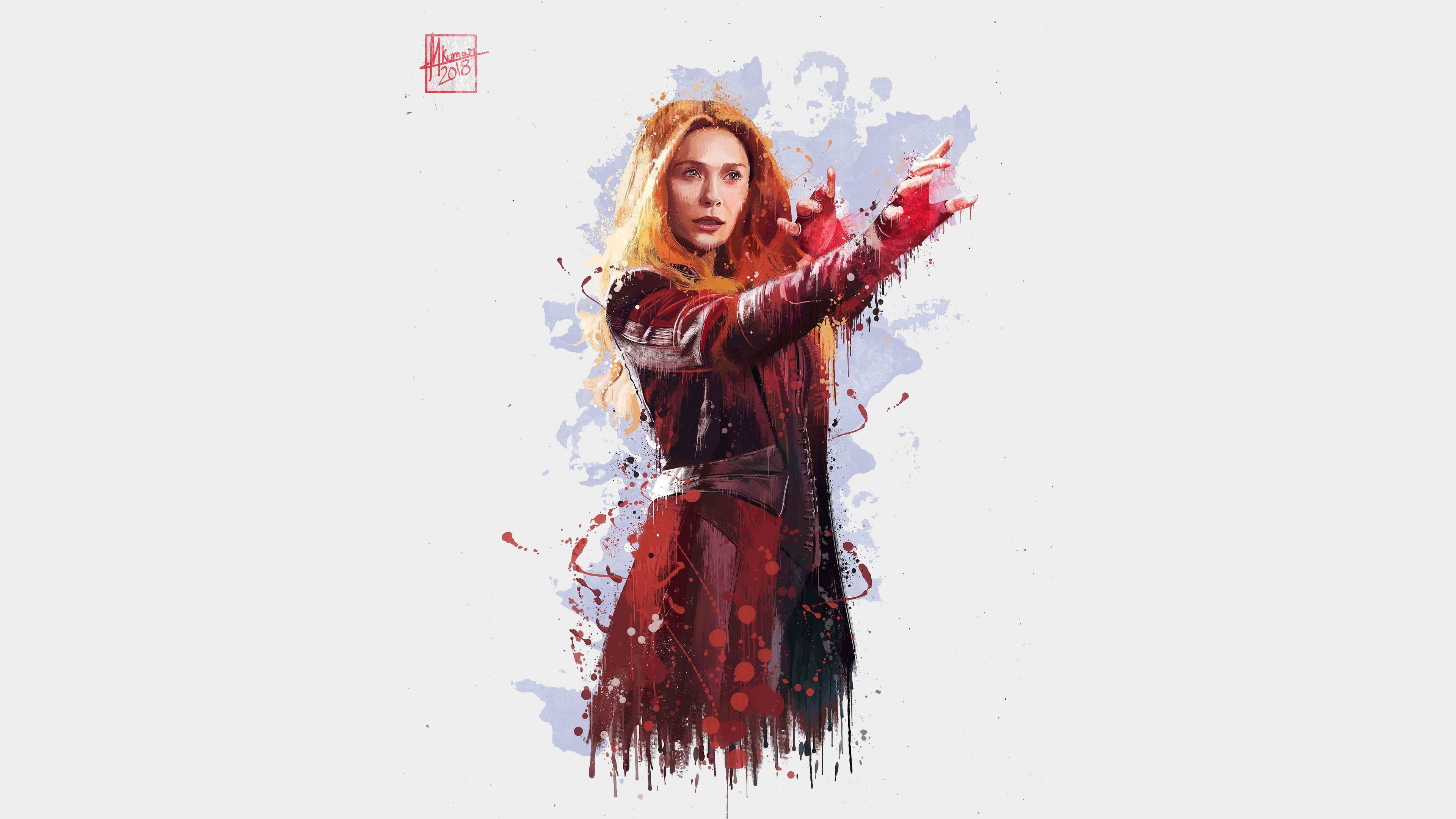 scarlet witch infinity war. Scarlet Witch In Avengers Infinity War 2018 4k Artwork, HD. Scarlet witch avengers, Witch wallpaper, Scarlet witch