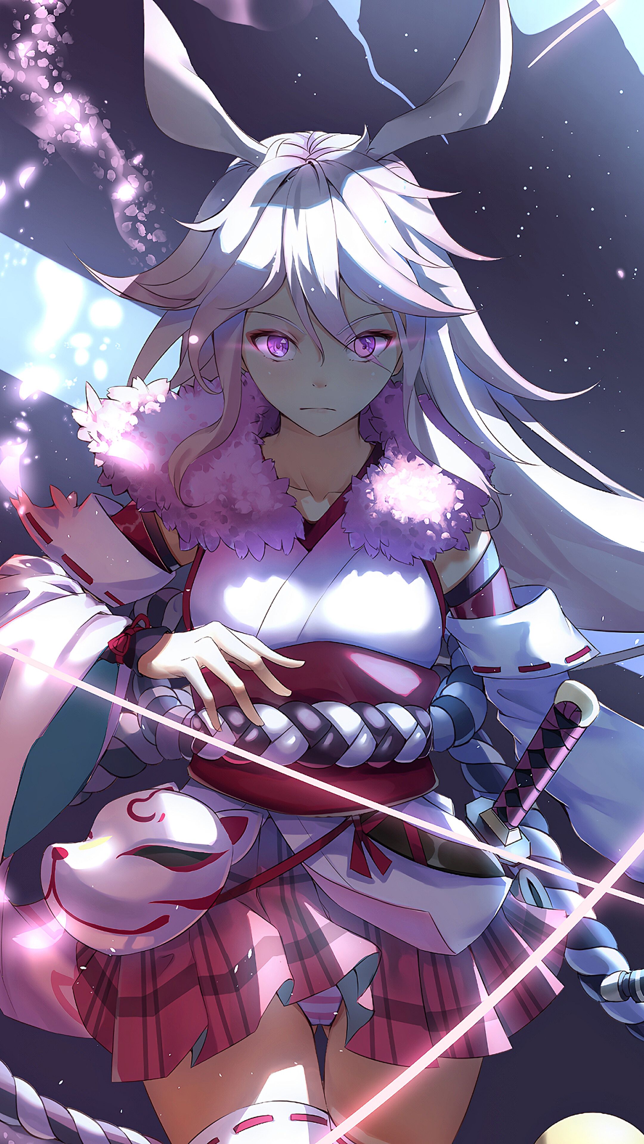 Anime, Girl, Yae Sakura, Katana, Honkai Impact 3rd, 4K phone HD Wallpaper, Image, Background, Photo and Picture. Mocah HD Wallpaper