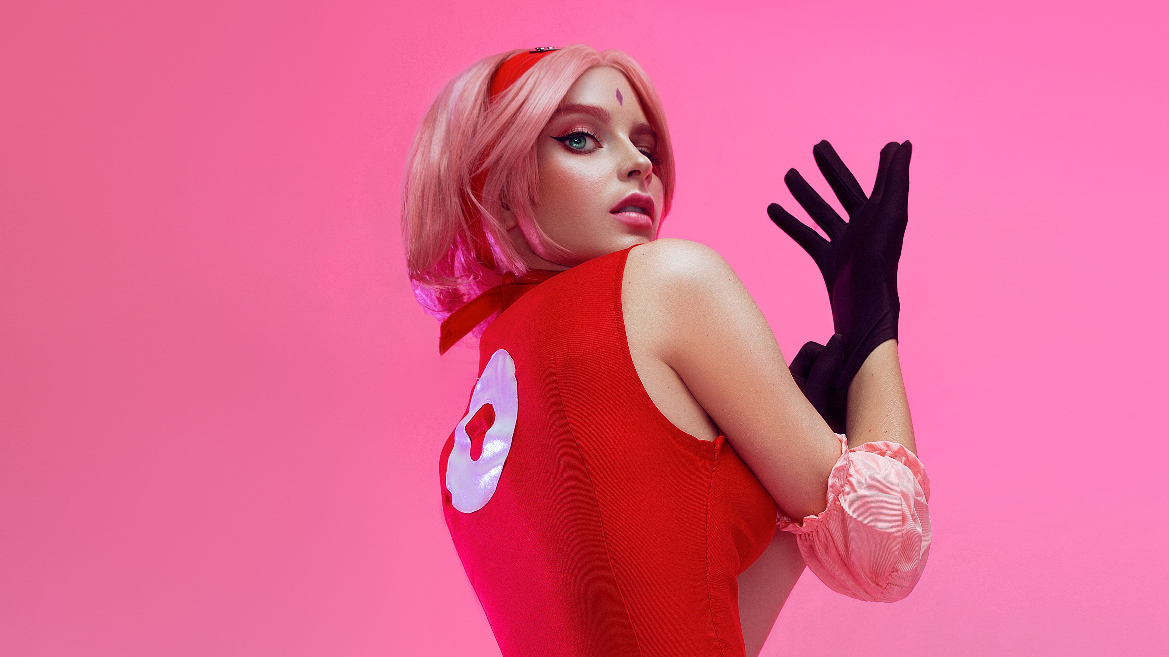 Wallpaper 4k Sakura Haruno Cosplay 4k Wallpaper, Anime Girl Wallpaper, Anime Wallpaper, Behance Wallpaper, Cosplay Wallpaper, Girls Wallpaper, Hd Wallpaper, Naruto Wallpaper, Sakura Haruno Wallpaper