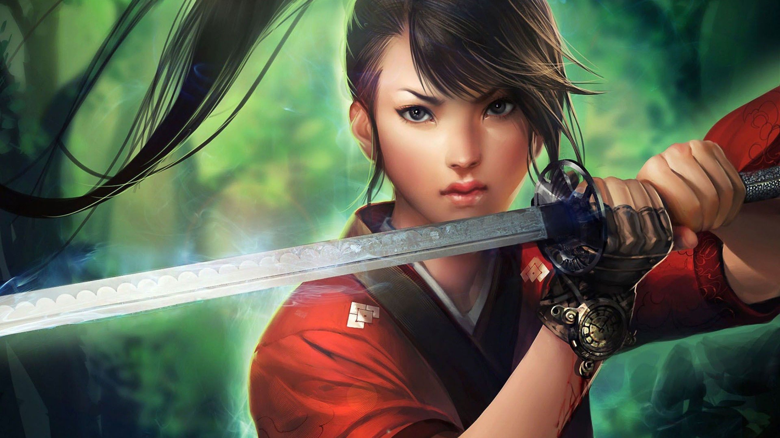 Japanese Samurai Girl 1080p Wallpaper Wallpaper Download Resolution 4K Wallpaper