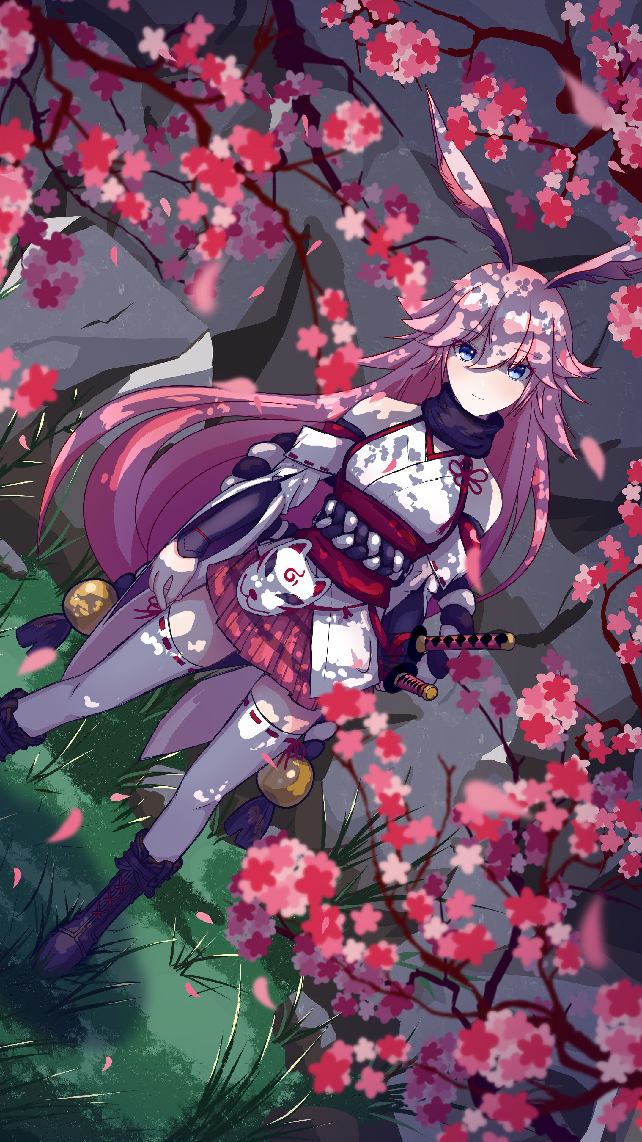 Anime, Girl, Pink Hair, Yae Sakura, Honkai Impact 3rd, 4K phone HD Wallpaper, Image, Background, Photo and Picture. Mocah HD Wallpaper