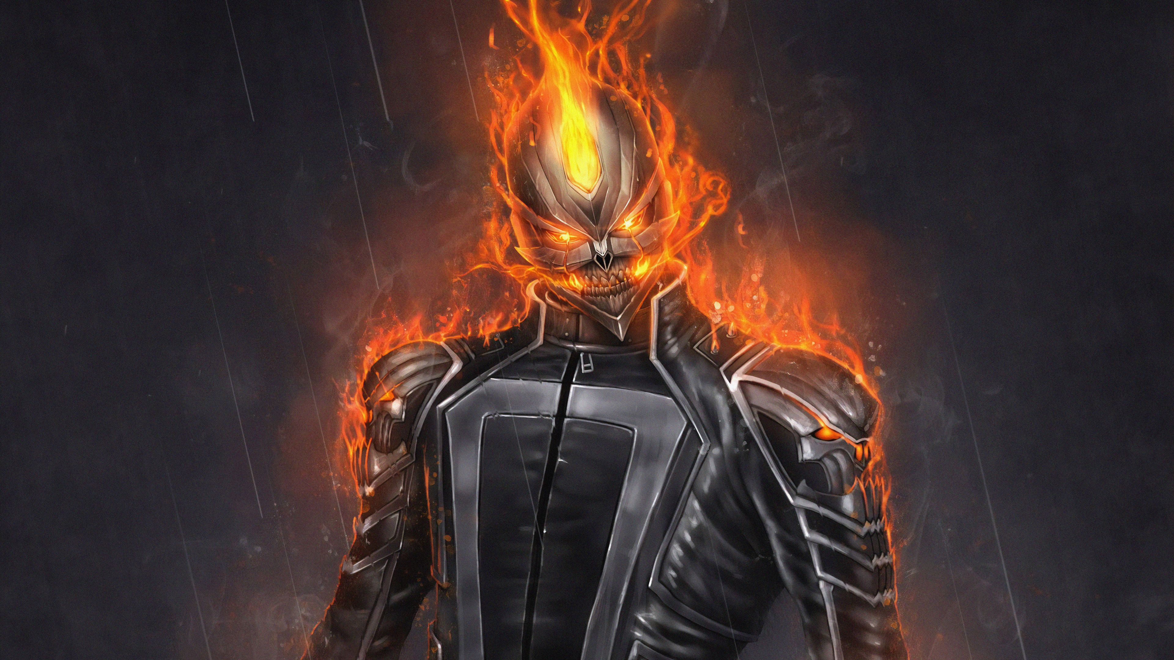 Ghost Rider, Robbie Reyes, Marvel, 4K phone HD Wallpaper, Image, Background, Photo and Picture. Mocah HD Wallpaper