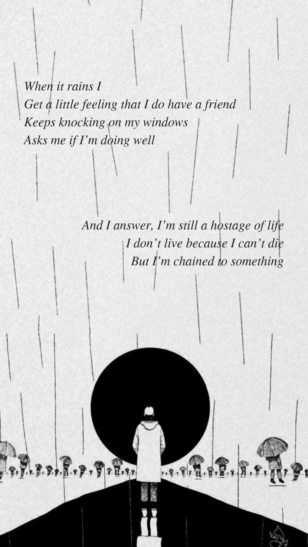 Forever rain by BTS RM Follow my IG for the most recent ones. Bts lyrics quotes, Bts wallpaper lyrics, Bts quotes