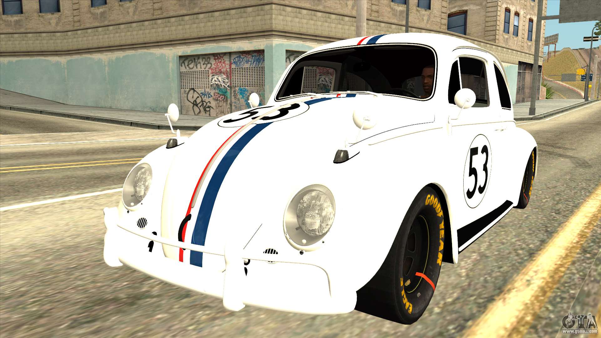 Volkswagen Beetle Herbie Fully Loaded for GTA San Andreas