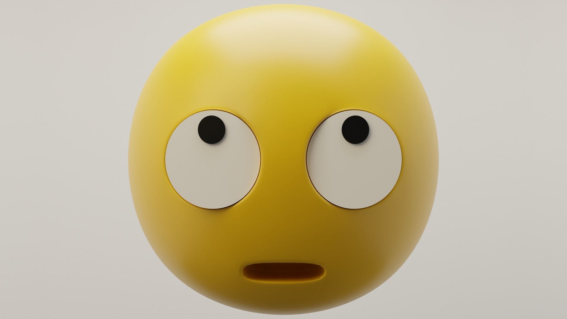 3D model Rolling Eyes Emoji