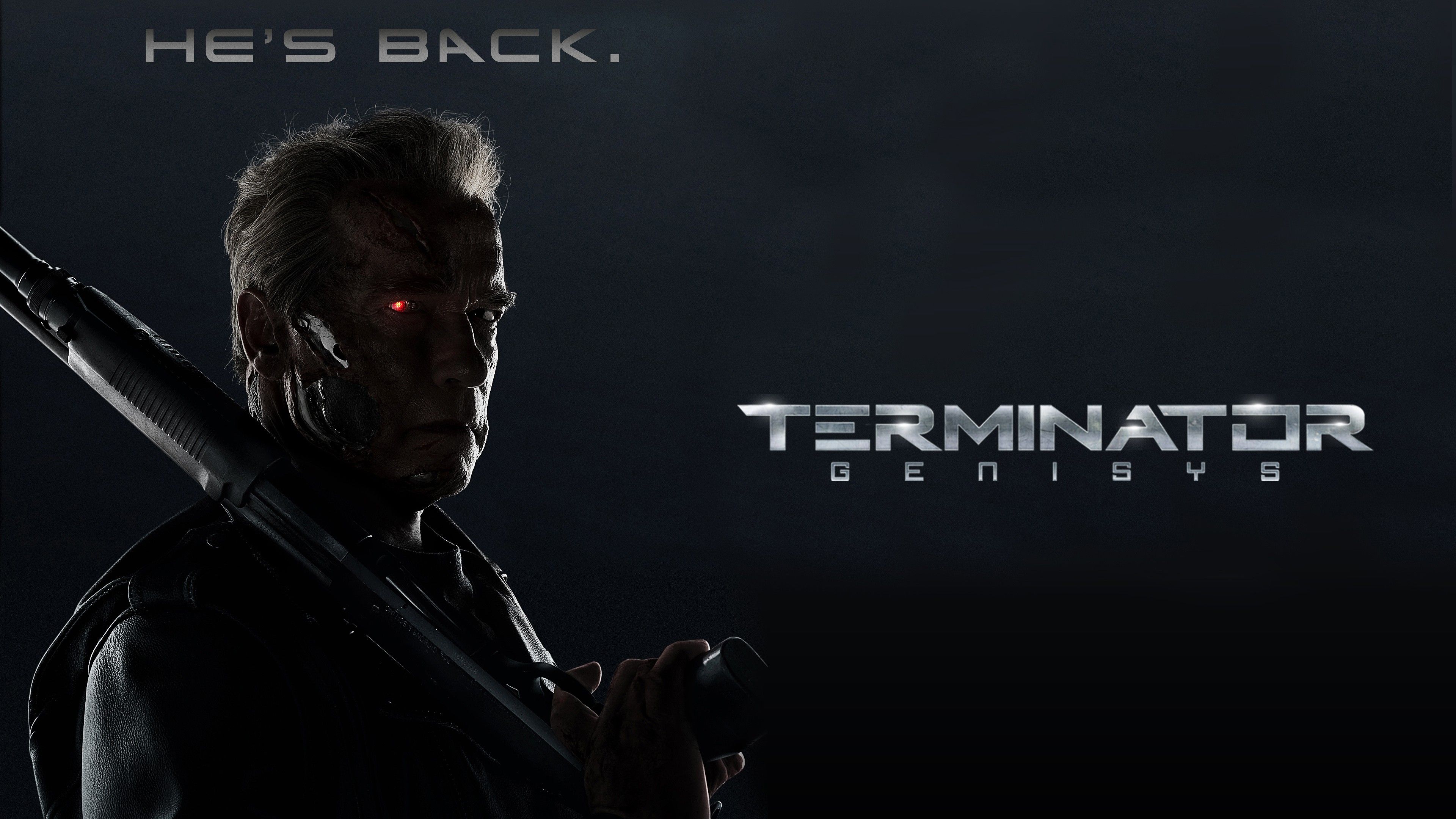 Ultra HD 4K Terminator Genisys Ultra HD 4K Wallpaper Hes Back UHD Computer Desktop Wallpaper