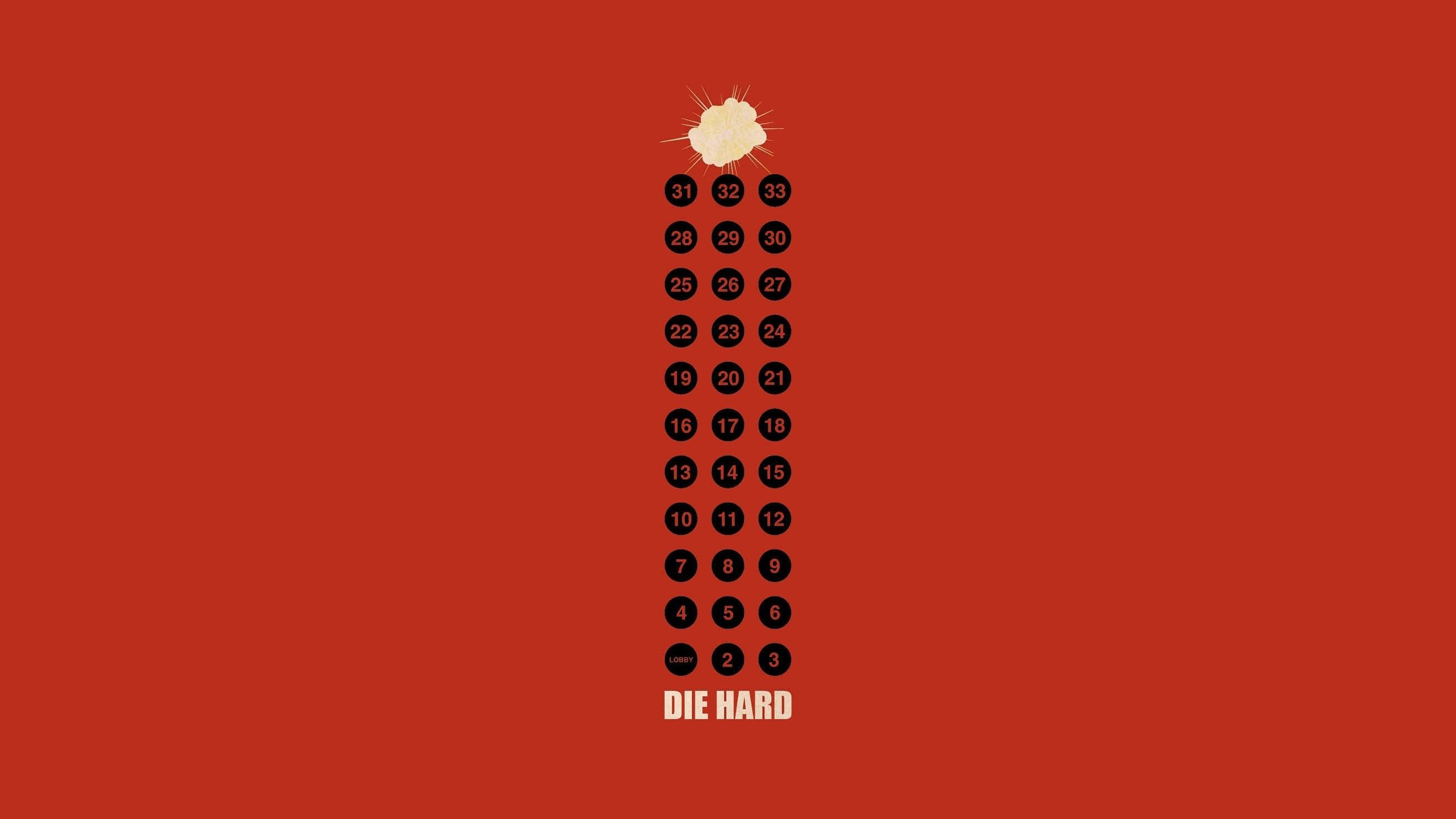 die hard movies artwork minimalism wallpaper