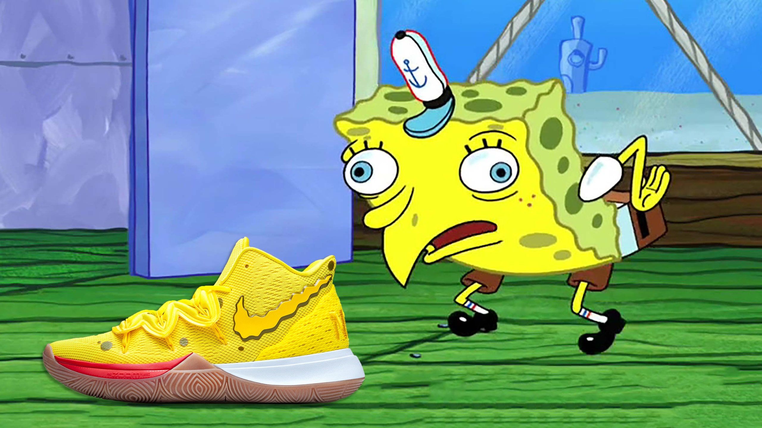 Kyrie Irving on His New Nike x SpongeBob Shoes and the Best Basketball Players in Bikini Bottom