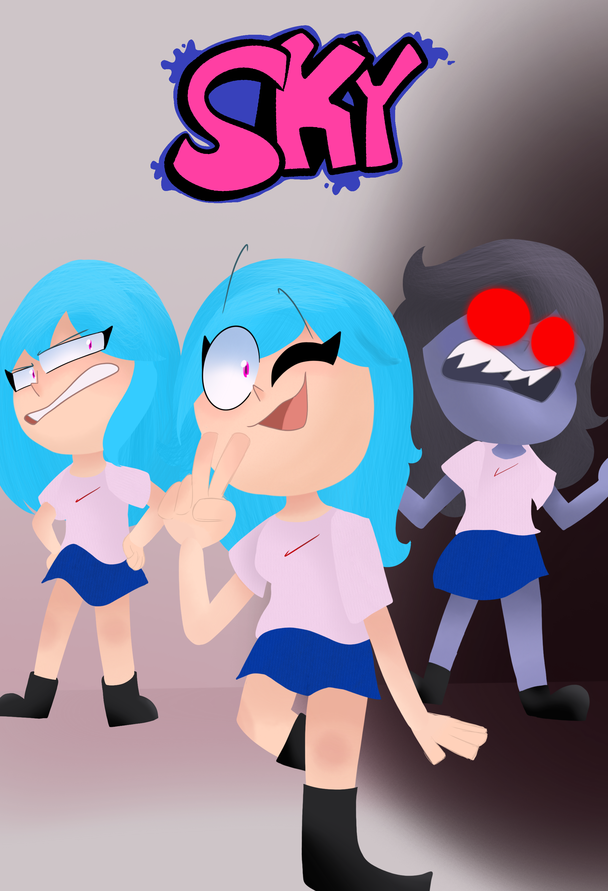 While everyone's going crazy, have a sky drawing (aka the best thing I've ever made)