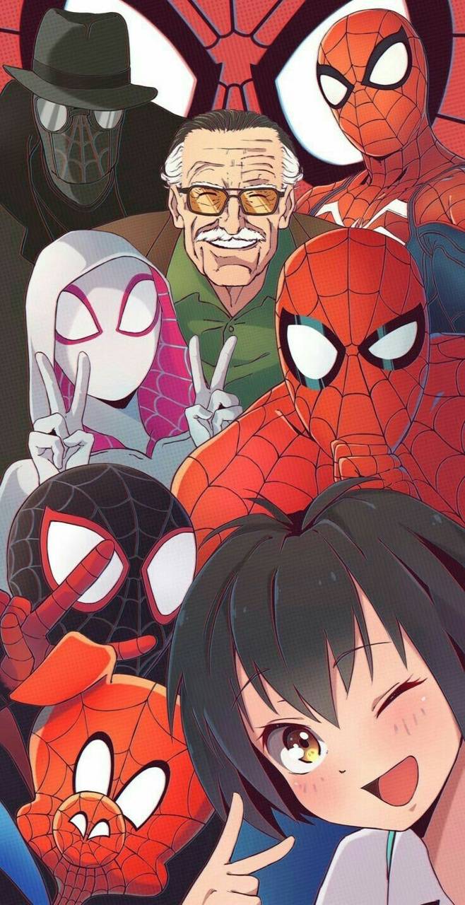 Spider family wallpaper