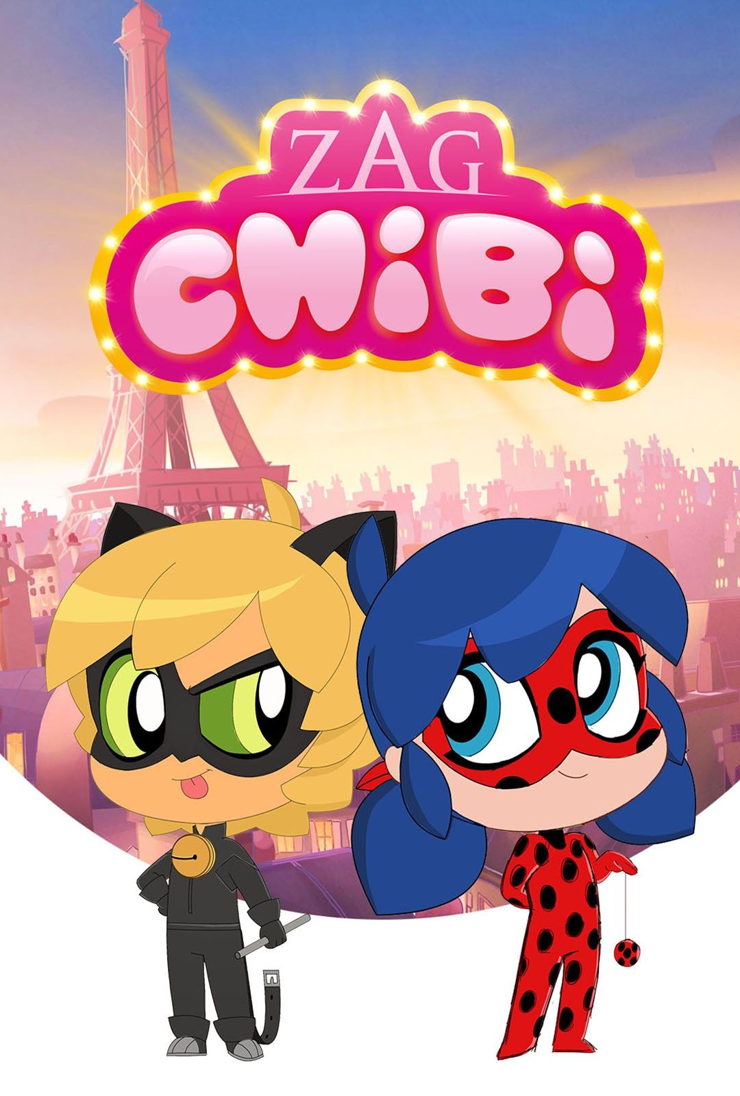 Cute Chibi Ladybug And Cat Noir