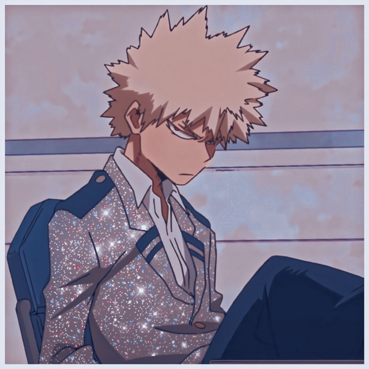 Bakugou Aesthetic Pfp Glitter 