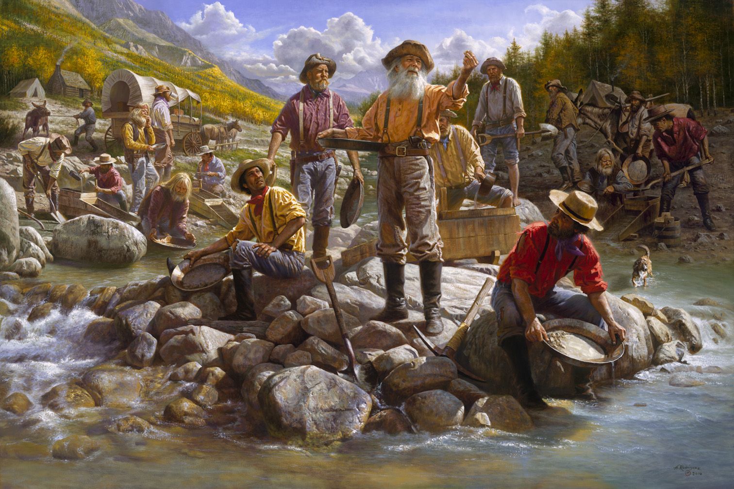 Gold Rush paintings