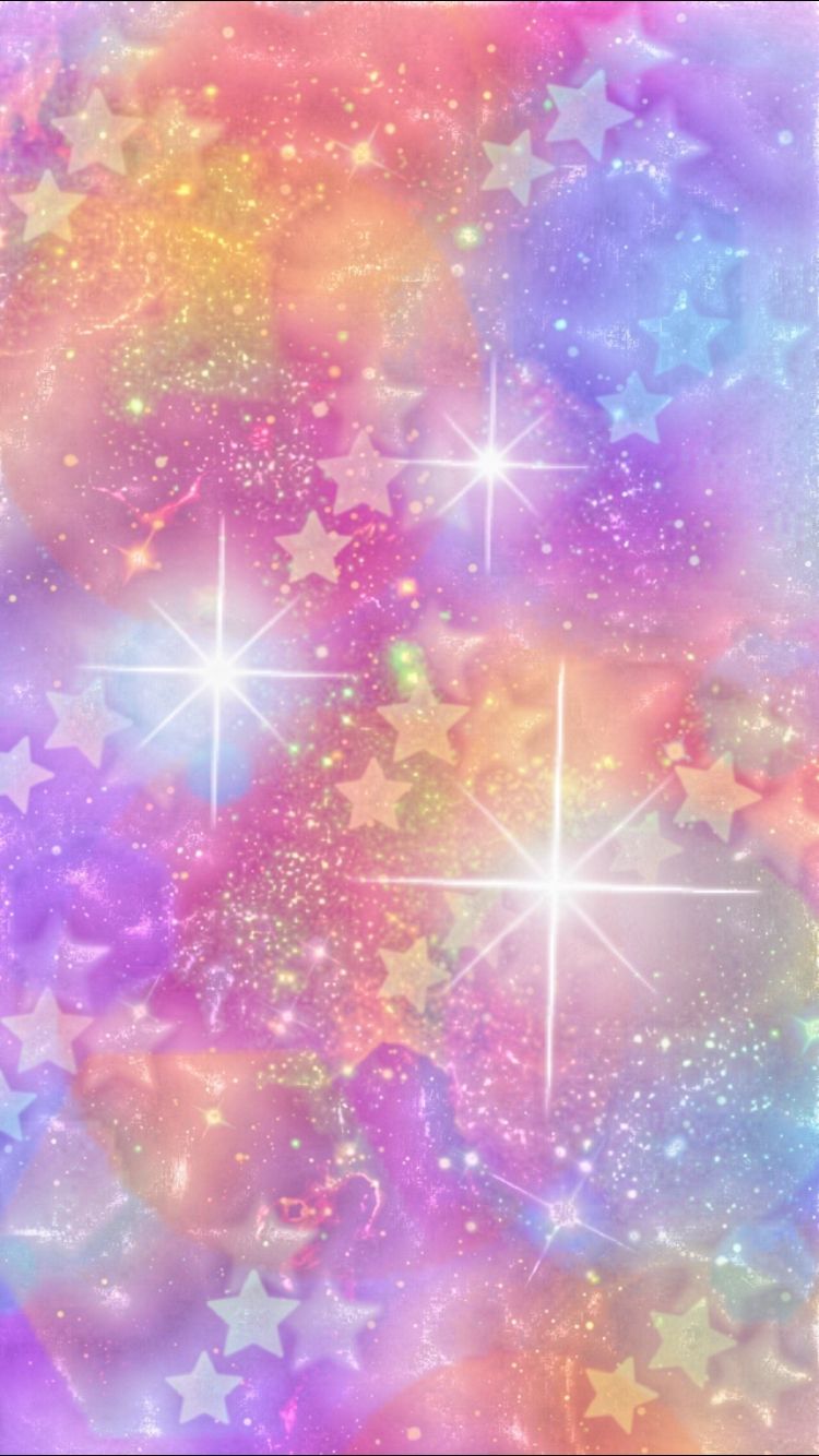 Gorgeous glowing star wallpaper I made for an app called Cocoppa. Glittery wallpaper, Pretty wallpaper, Star wallpaper